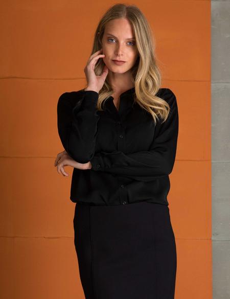 Siyah Dokuma Gömlek - 50197229023