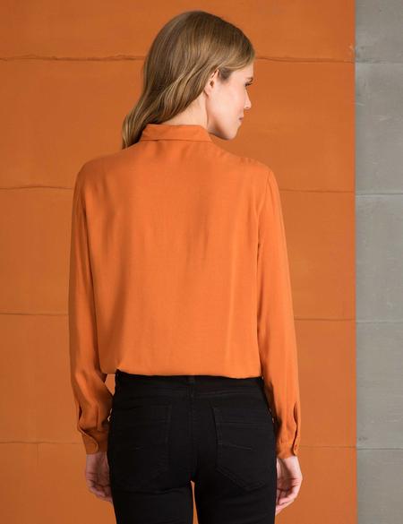 Kiremit Comfort Fit Uzun Kollu Gömlek - 50197267080