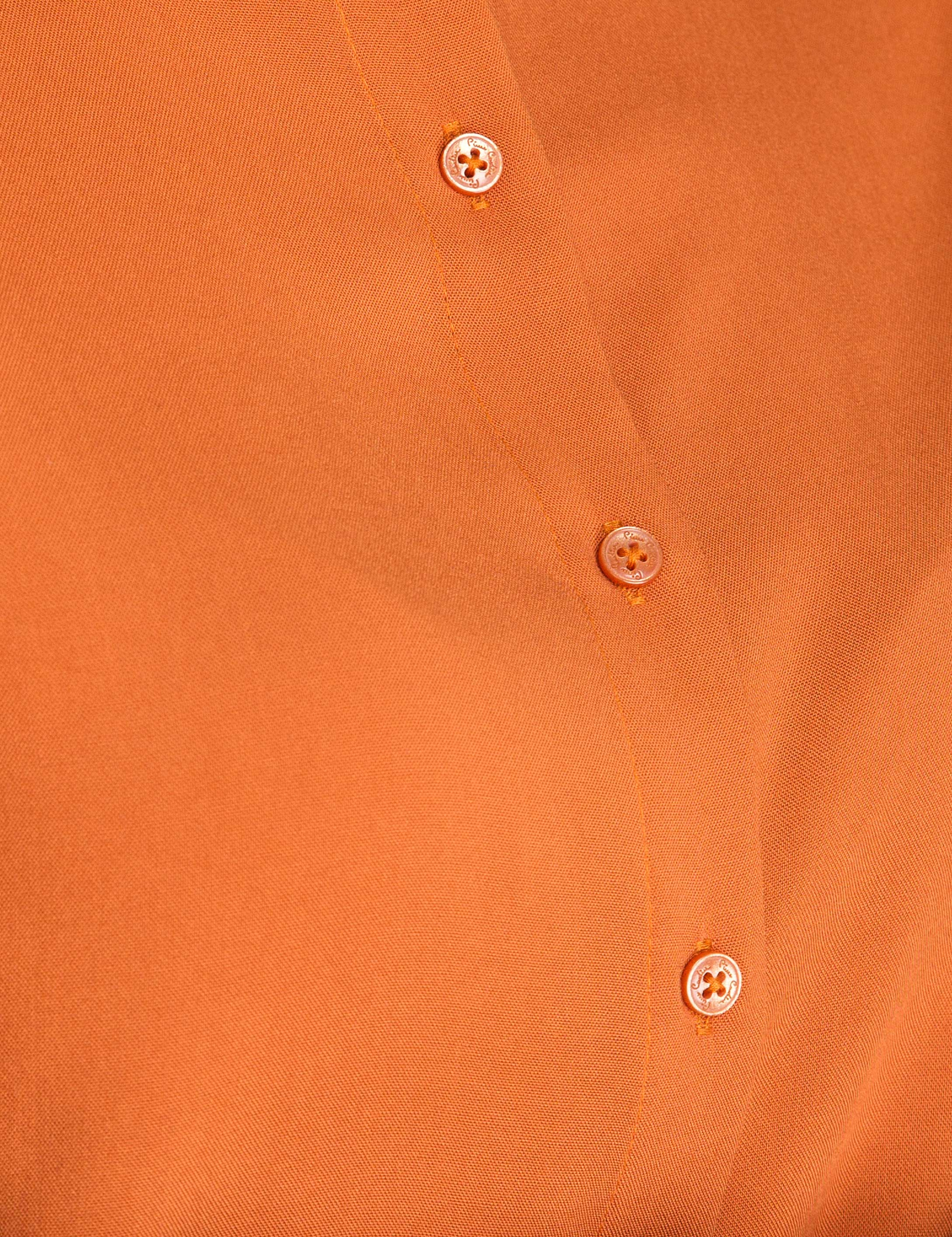 Kiremit Comfort Fit Uzun Kollu Gömlek - Image 4