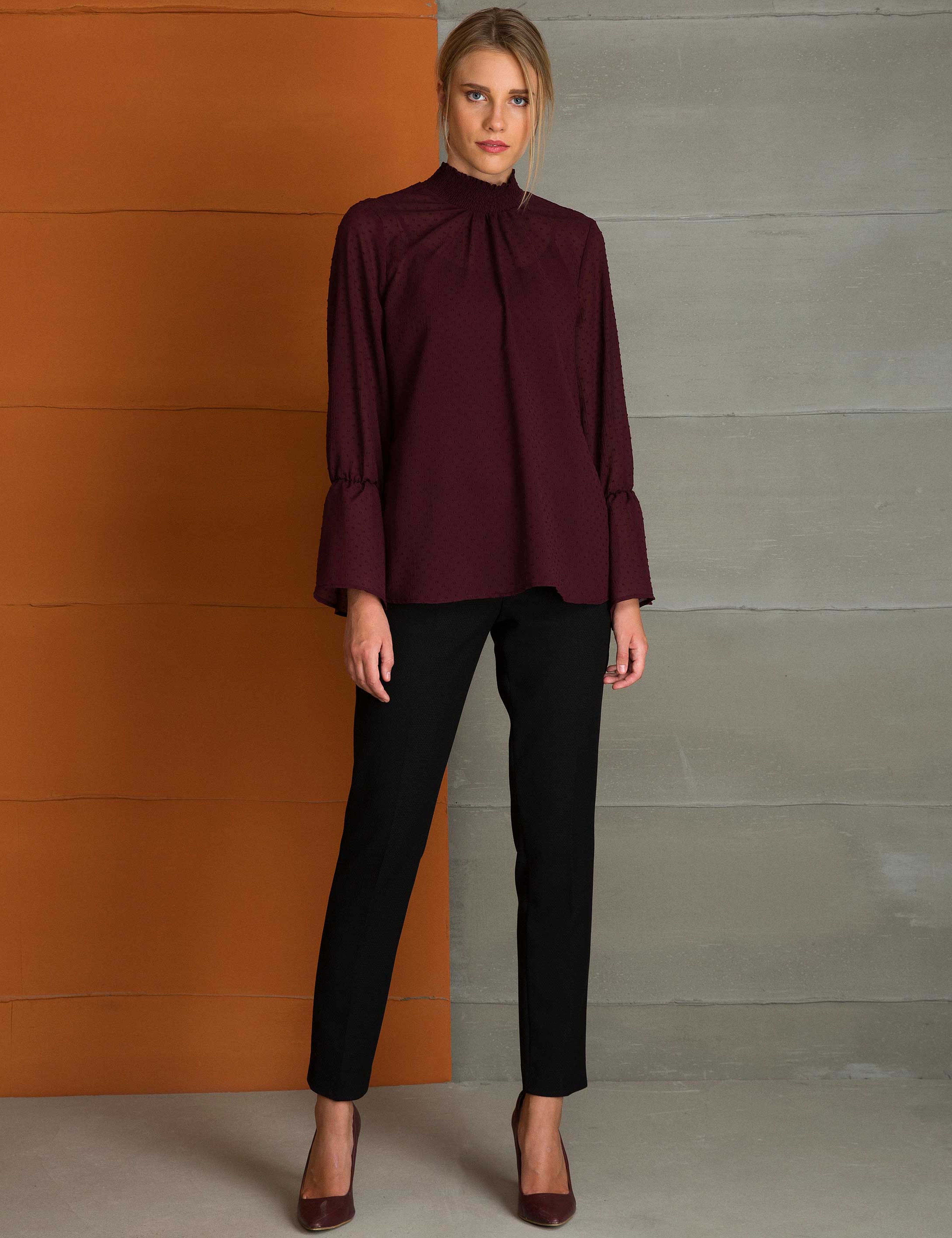 Bordo Comfort Fit Bluz