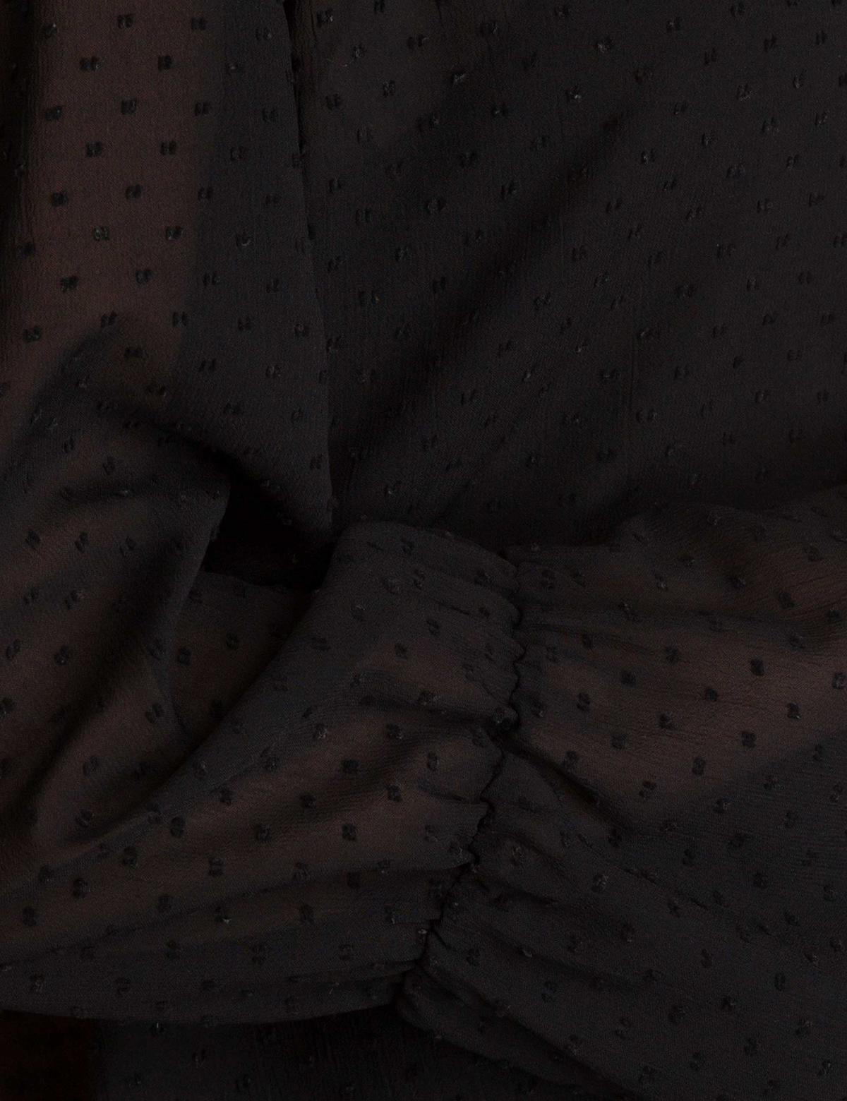 Siyah Comfort Fit Bluz - 50197280019