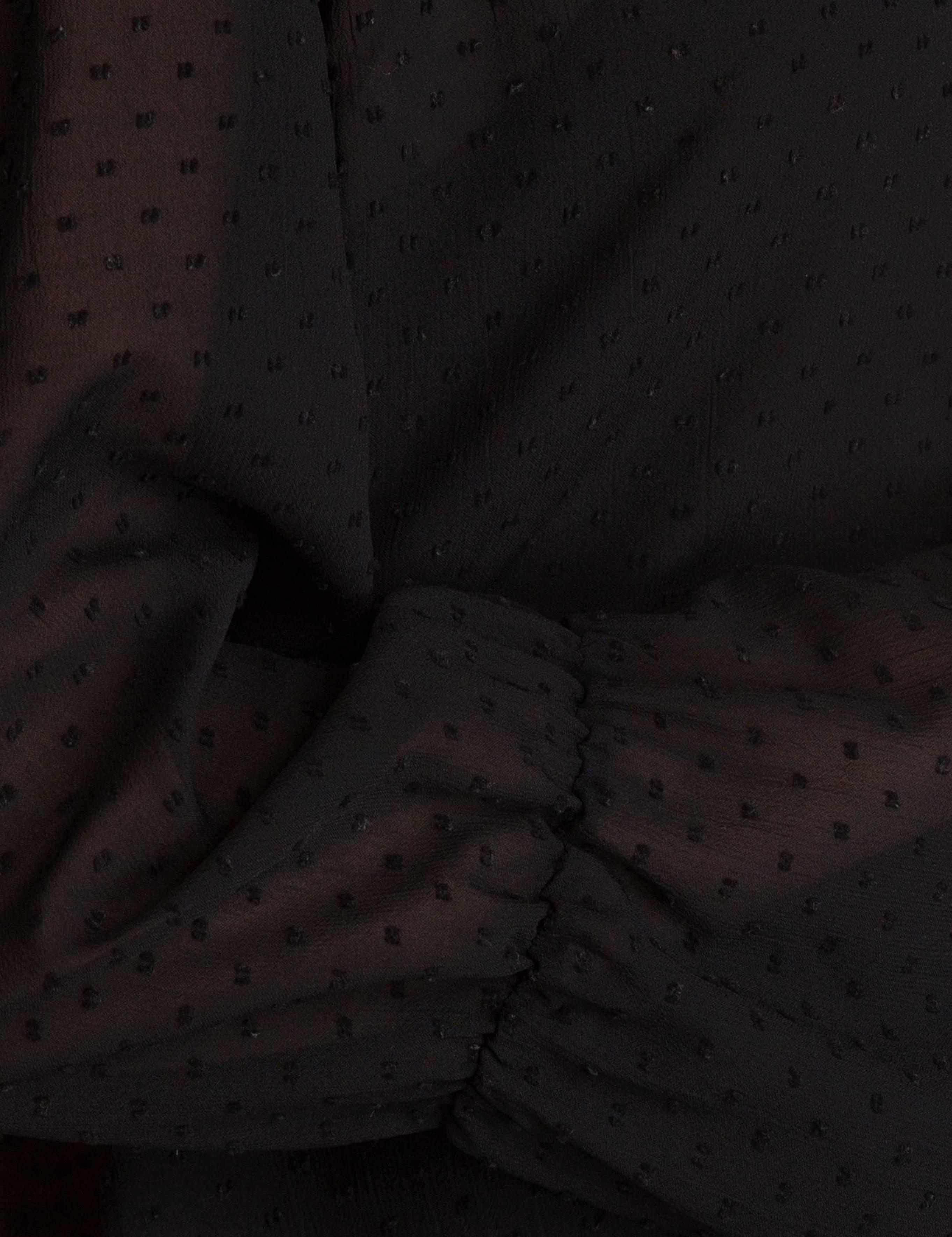 Siyah Comfort Fit Bluz