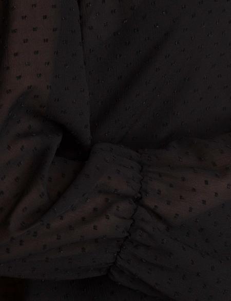 Siyah Comfort Fit Bluz - 50197280019