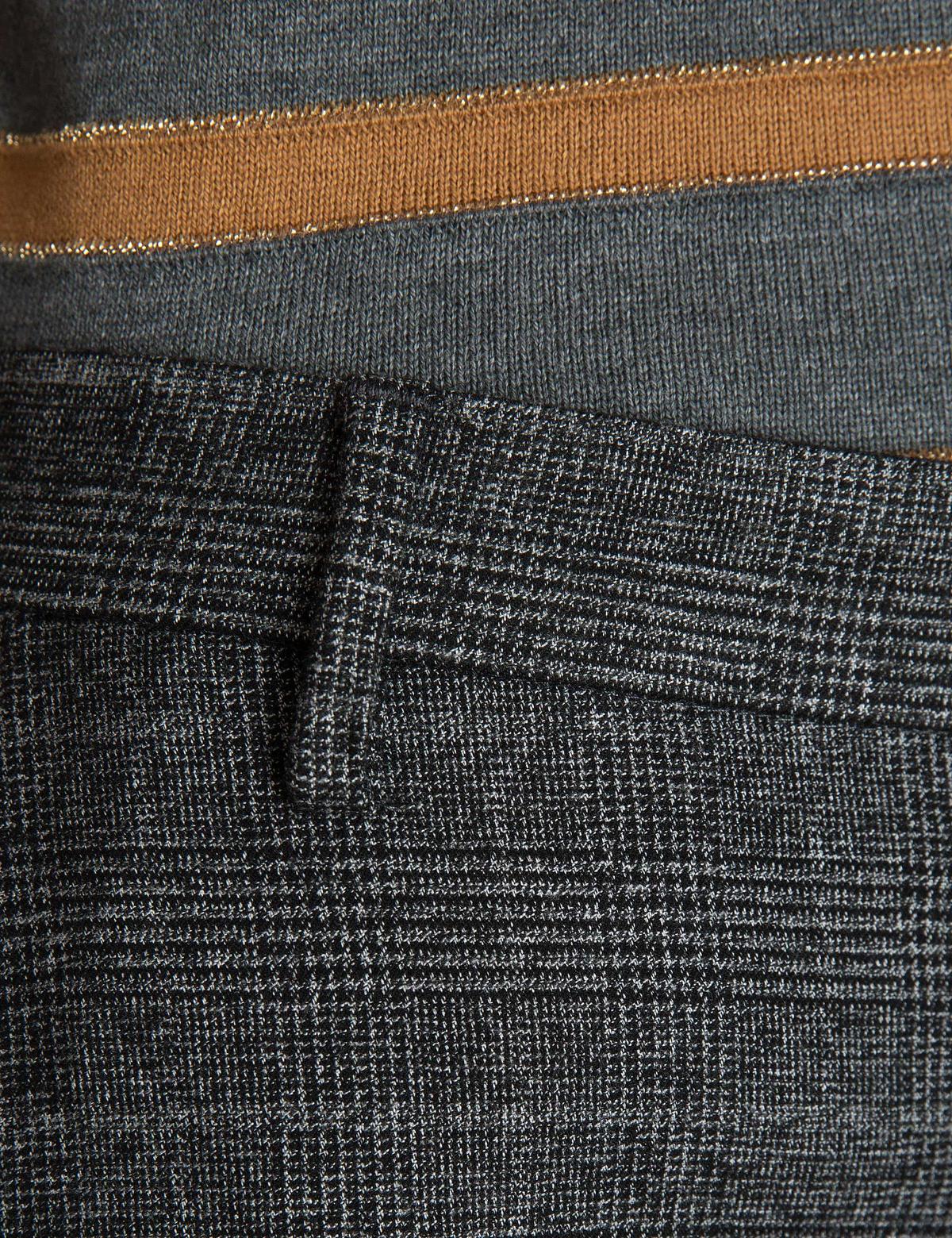 Siyah Flare Fit Kumaş Pantolon - 50197297005