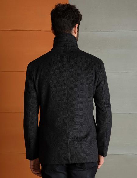 Füme Slim Fit Kaşe Kaban - 50198066015