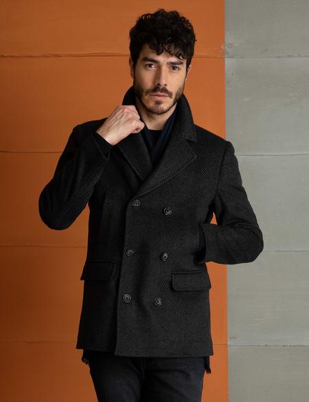 Füme Slim Fit Kaşe Kaban - 50198066015