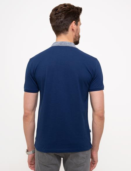 Lacivert Slim Fit Polo Yaka Tişört - 50200119046