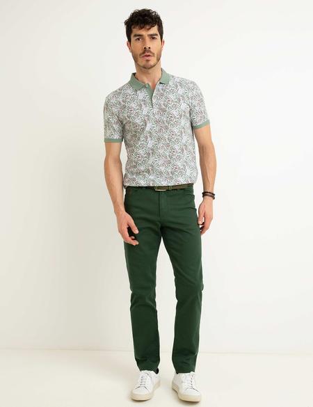 Gri Slim Fit Polo Yaka T-Shirt - 50200164001