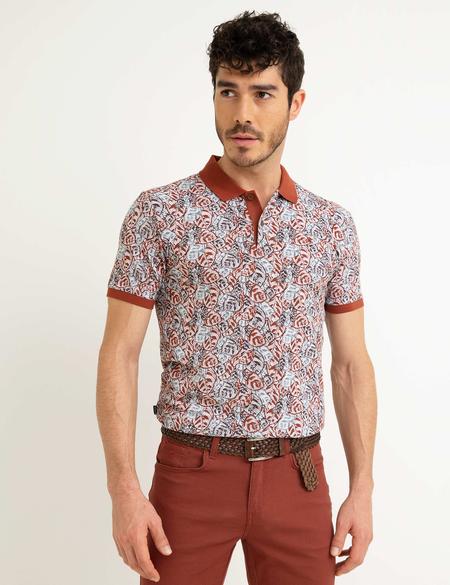 Taba Slim Fit Tişört - 50200164017