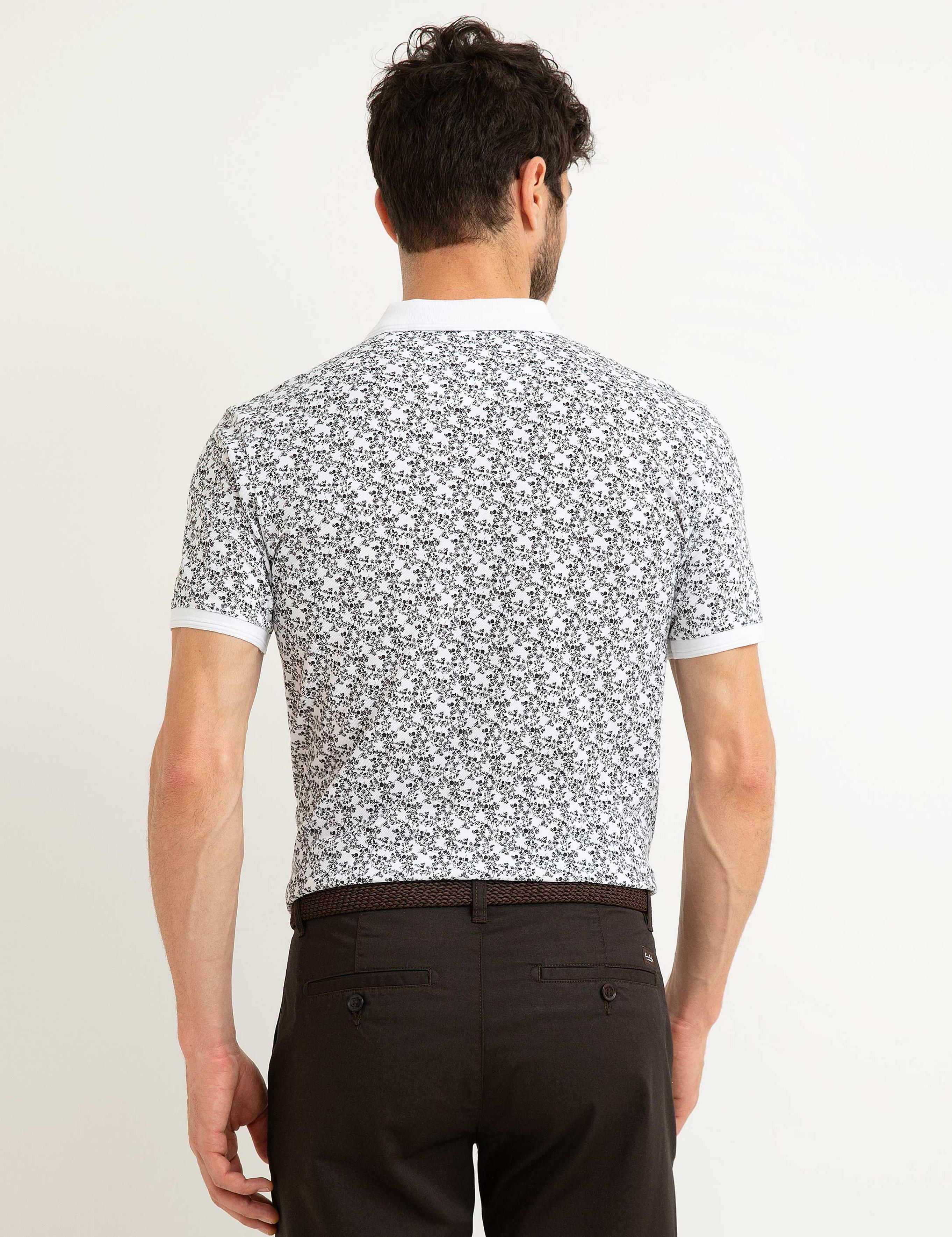 Beyaz Slim Fit Tişört