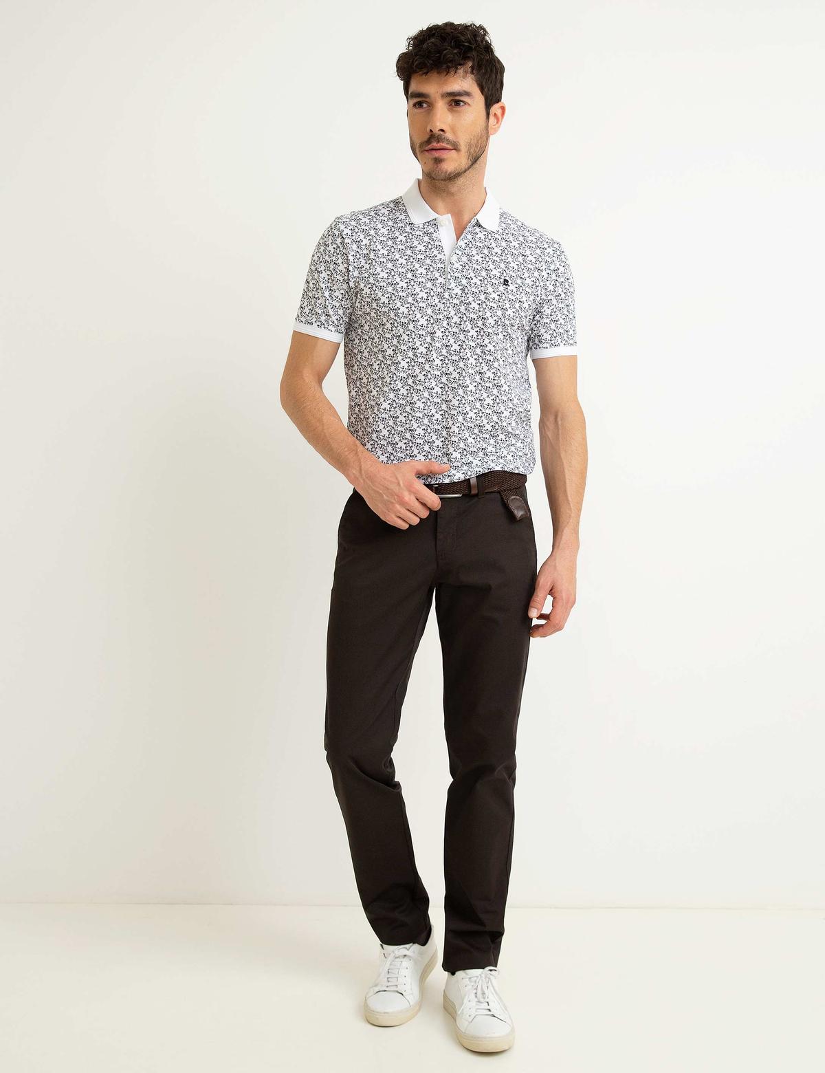 Beyaz Slim Fit Tişört