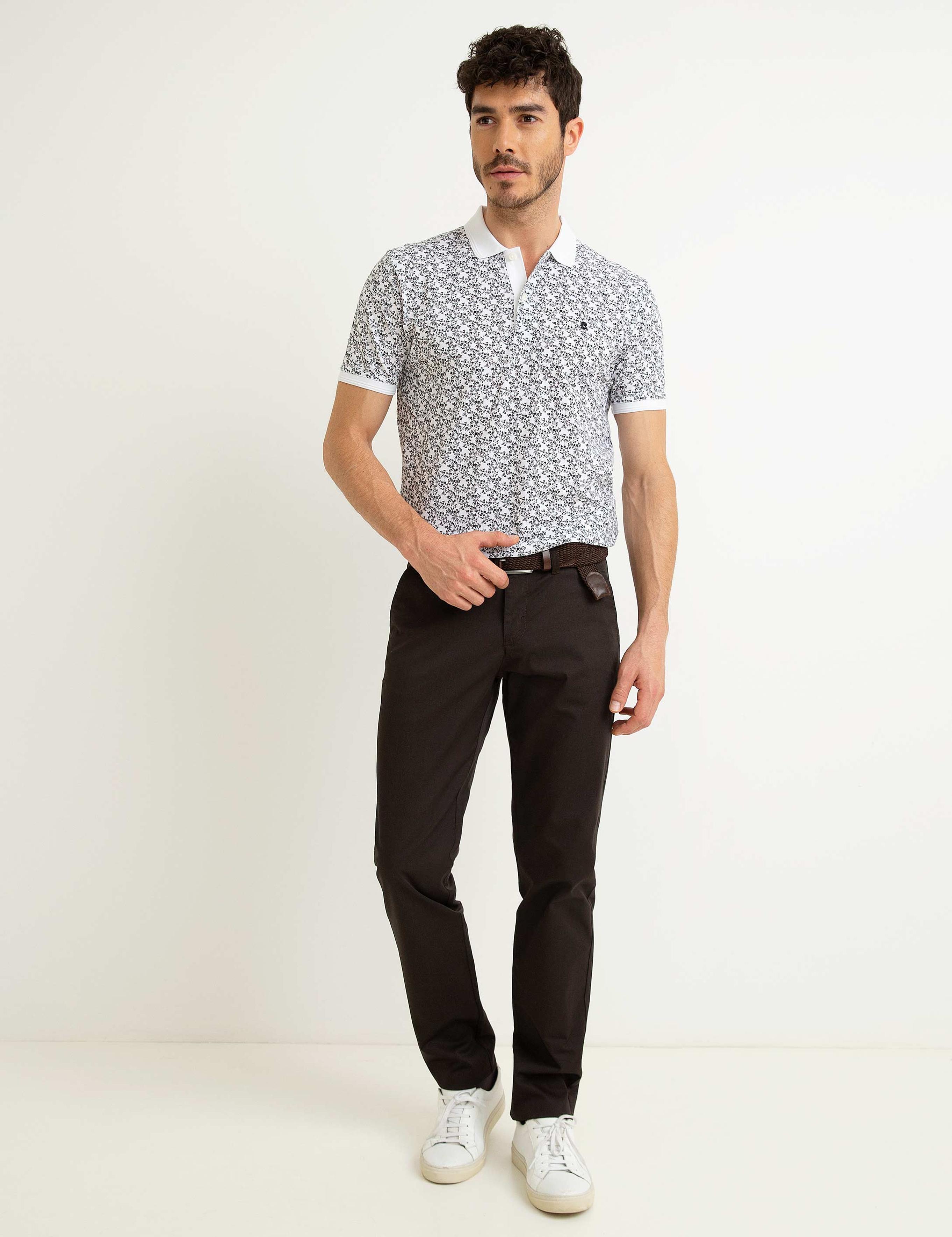 Beyaz Slim Fit Tişört