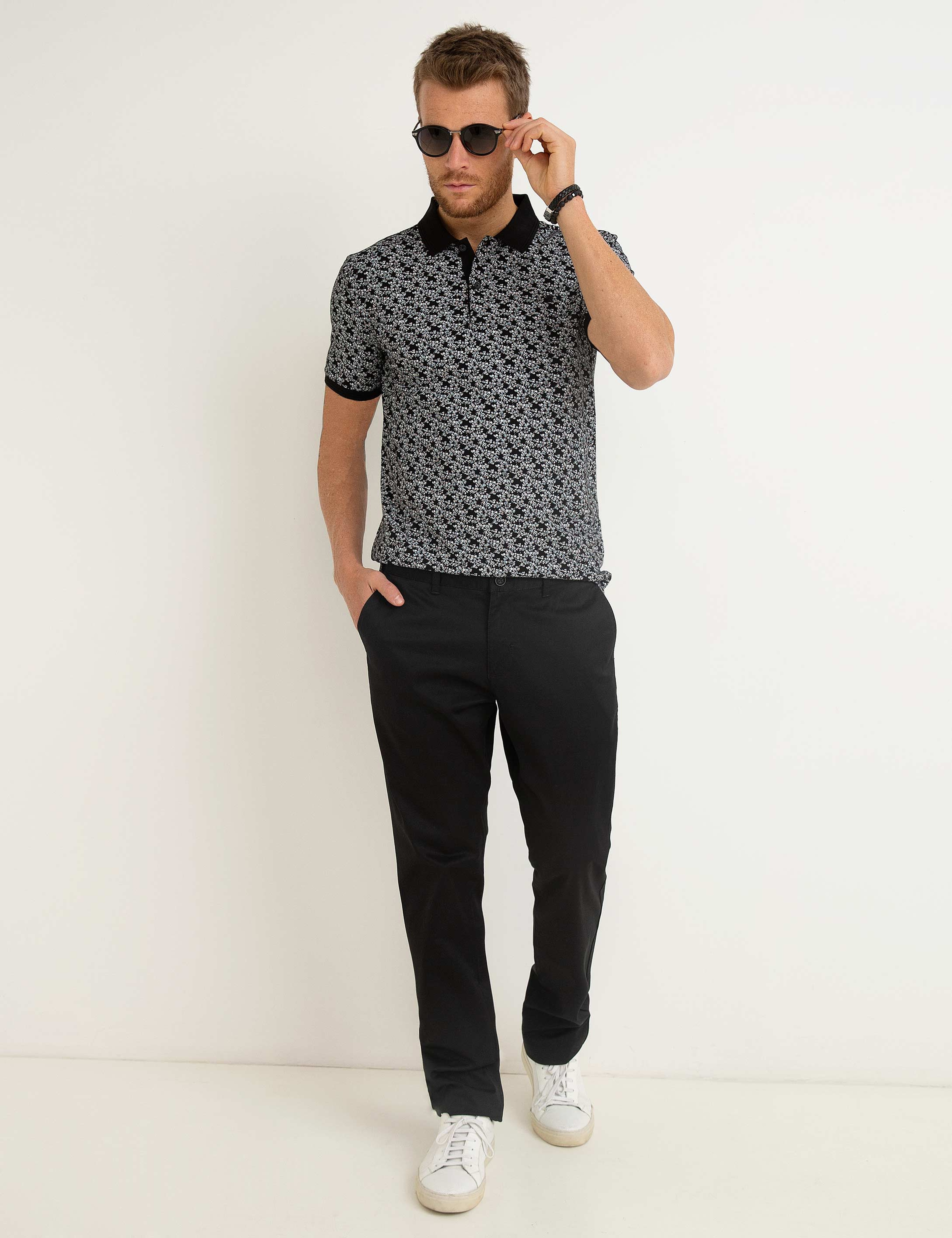 Siyah Slim Fit T-shirt - Image 1