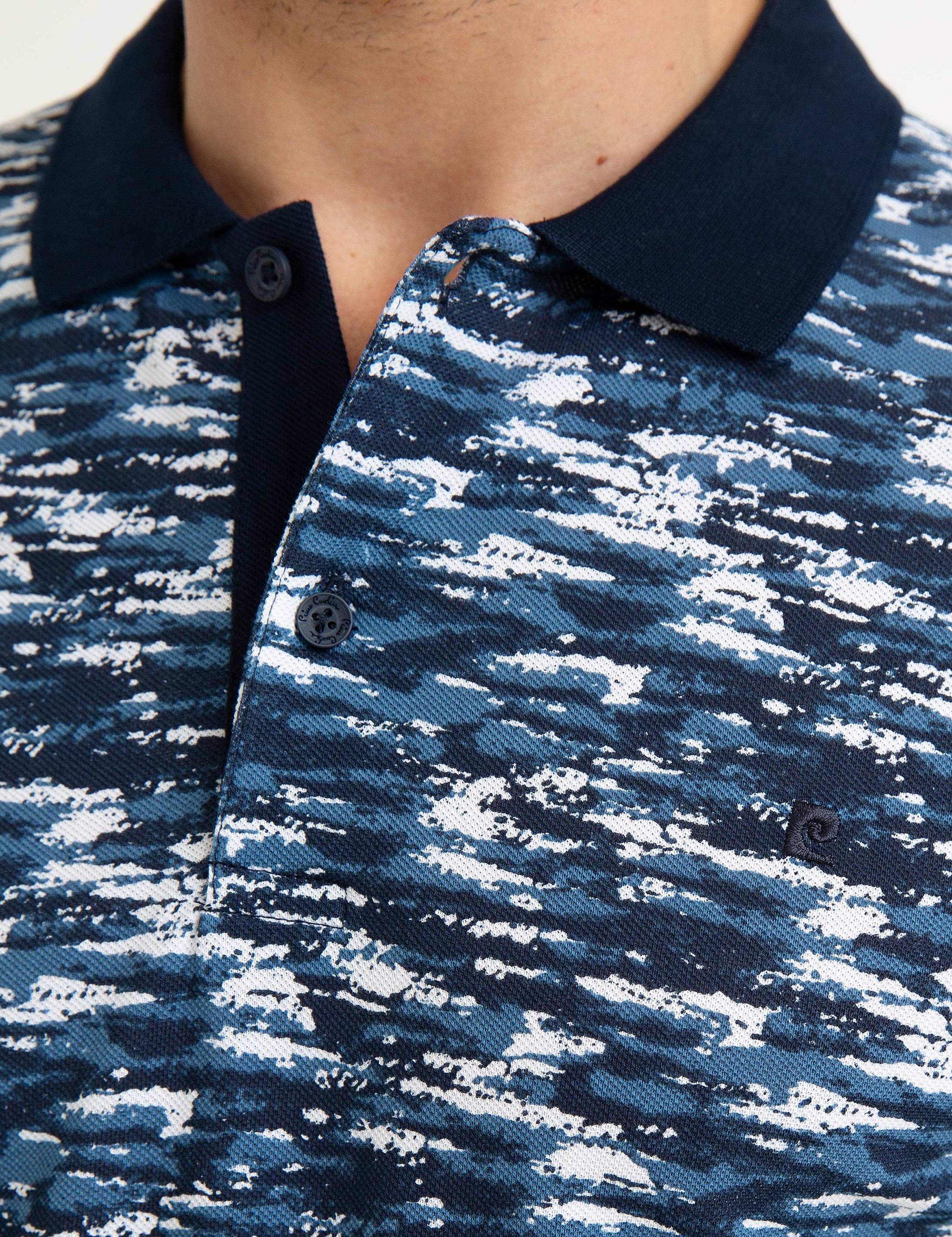 Lacivert Slim Fit Polo Yaka T-Shirt