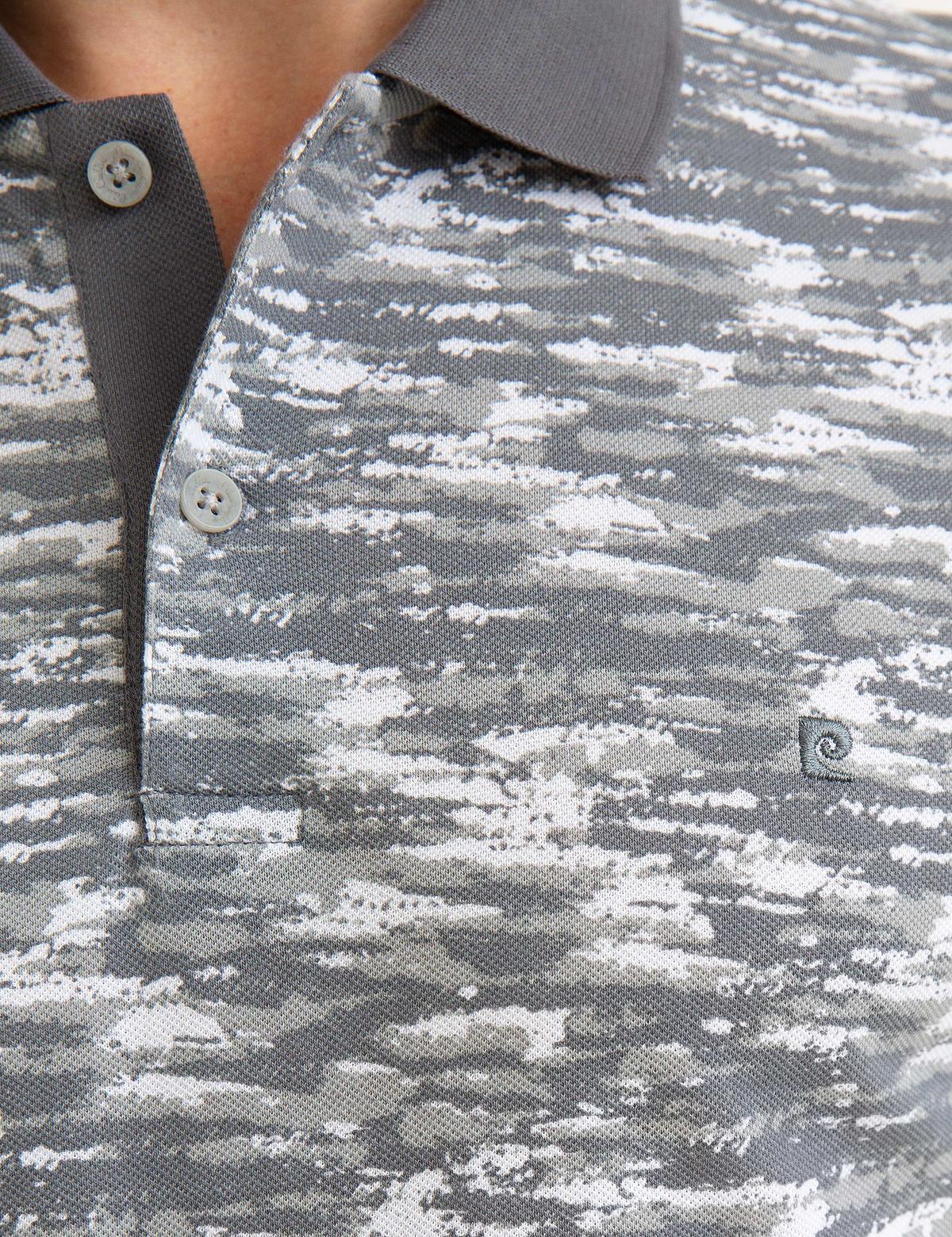 Gri Slim Fit Tişört - 50200170010