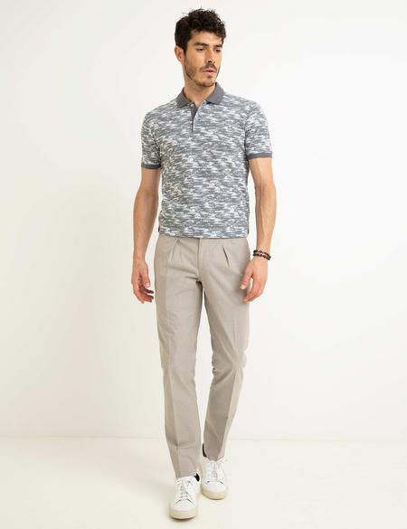 Gri Slim Fit Tişört - 50200170010