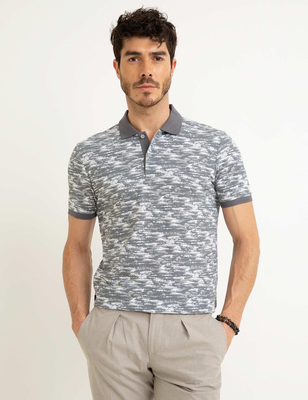 Gri Slim Fit Tişört