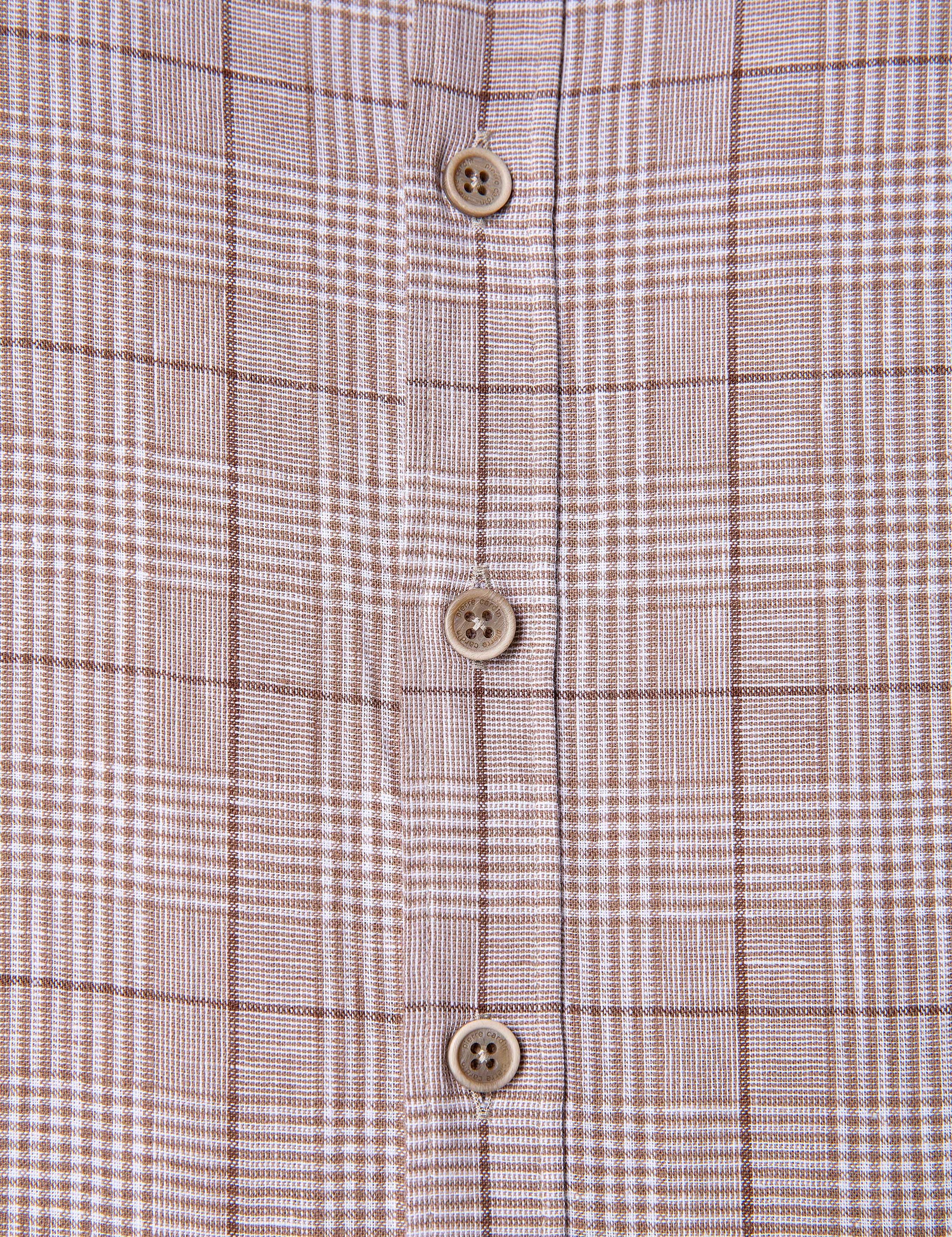 Kahverengi Slim Fit Gömlek