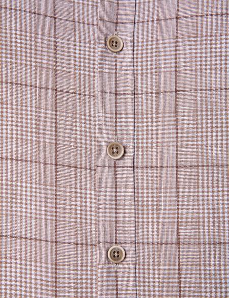 Kahverengi Slim Fit Gömlek - 50200472014