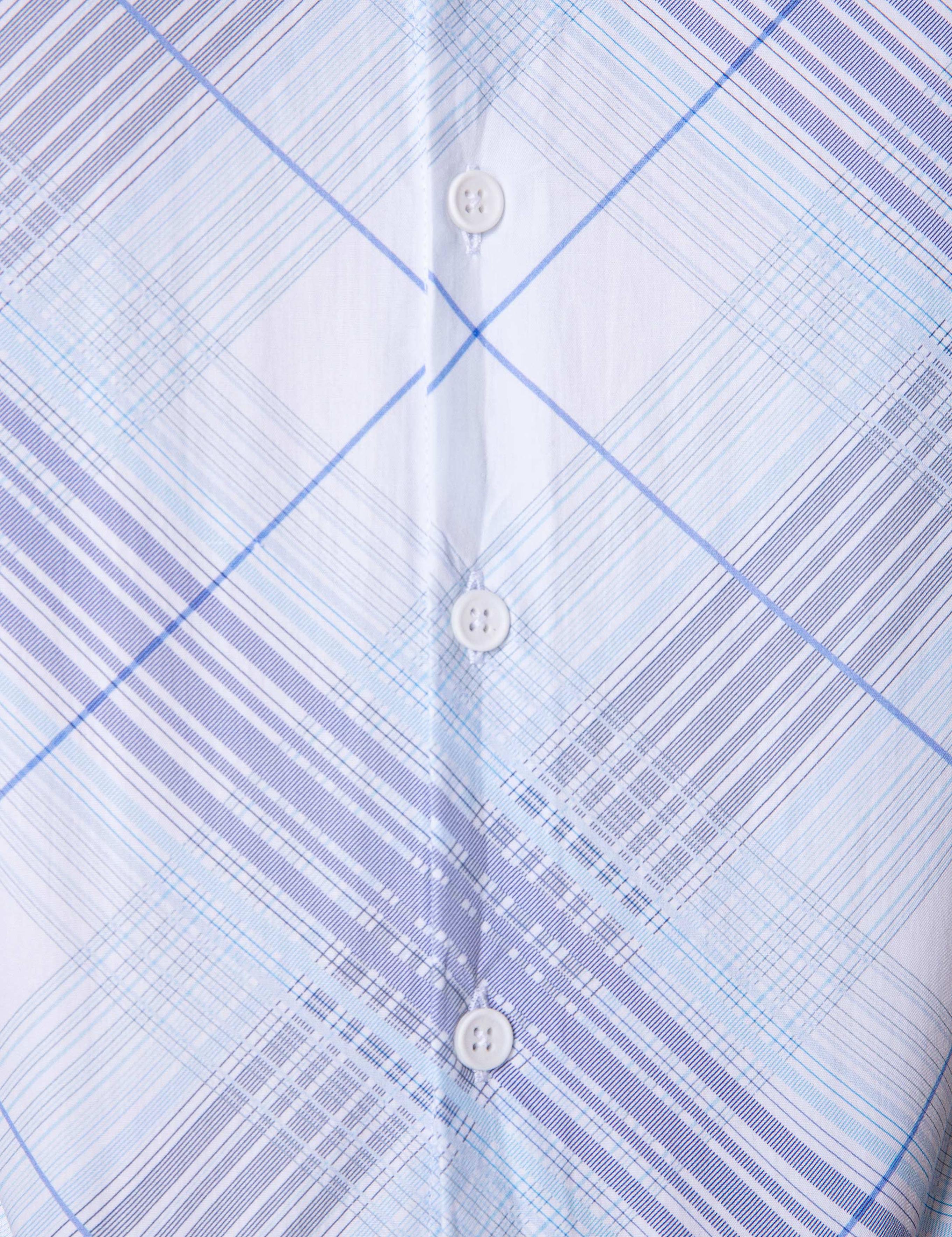 Mavi Slim Fit Uzun Kollu Gömlek