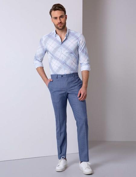 Mavi Slim Fit Uzun Kollu Gömlek - 50200514005