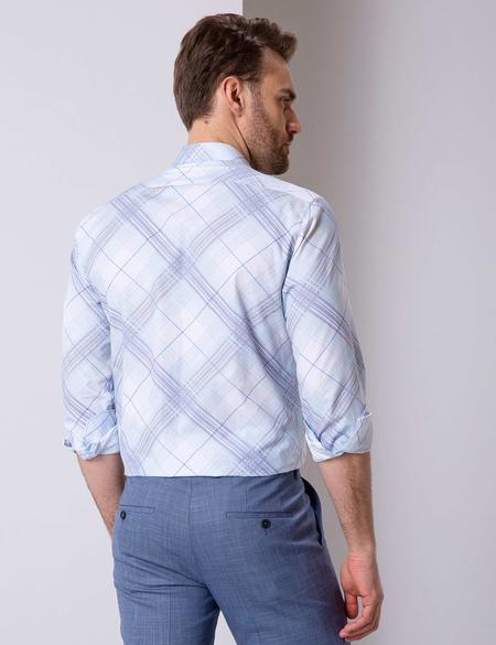 Mavi Slim Fit Uzun Kollu Gömlek - 50200514005