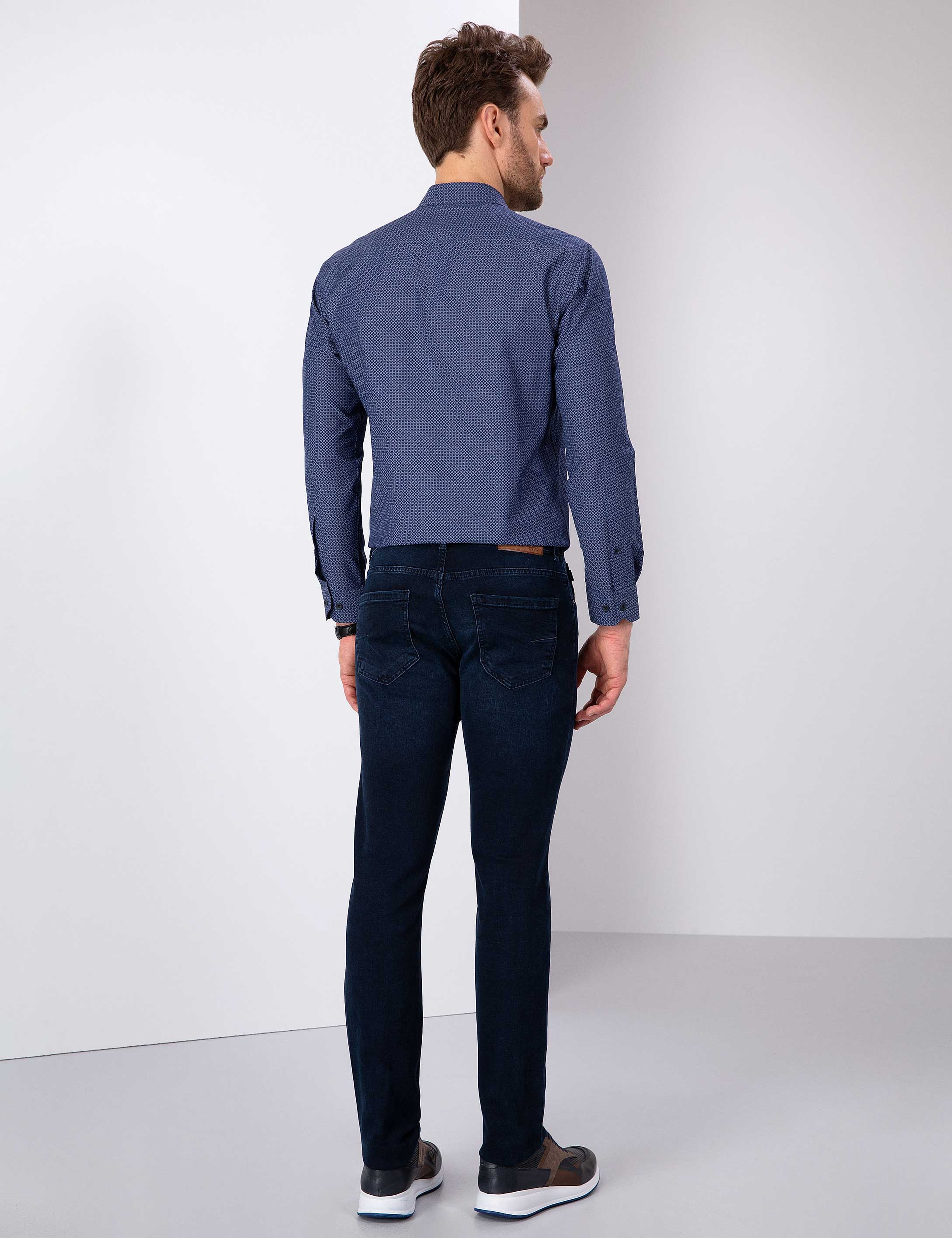 İndigo Slim Fit Denim Pantolon - Image 3