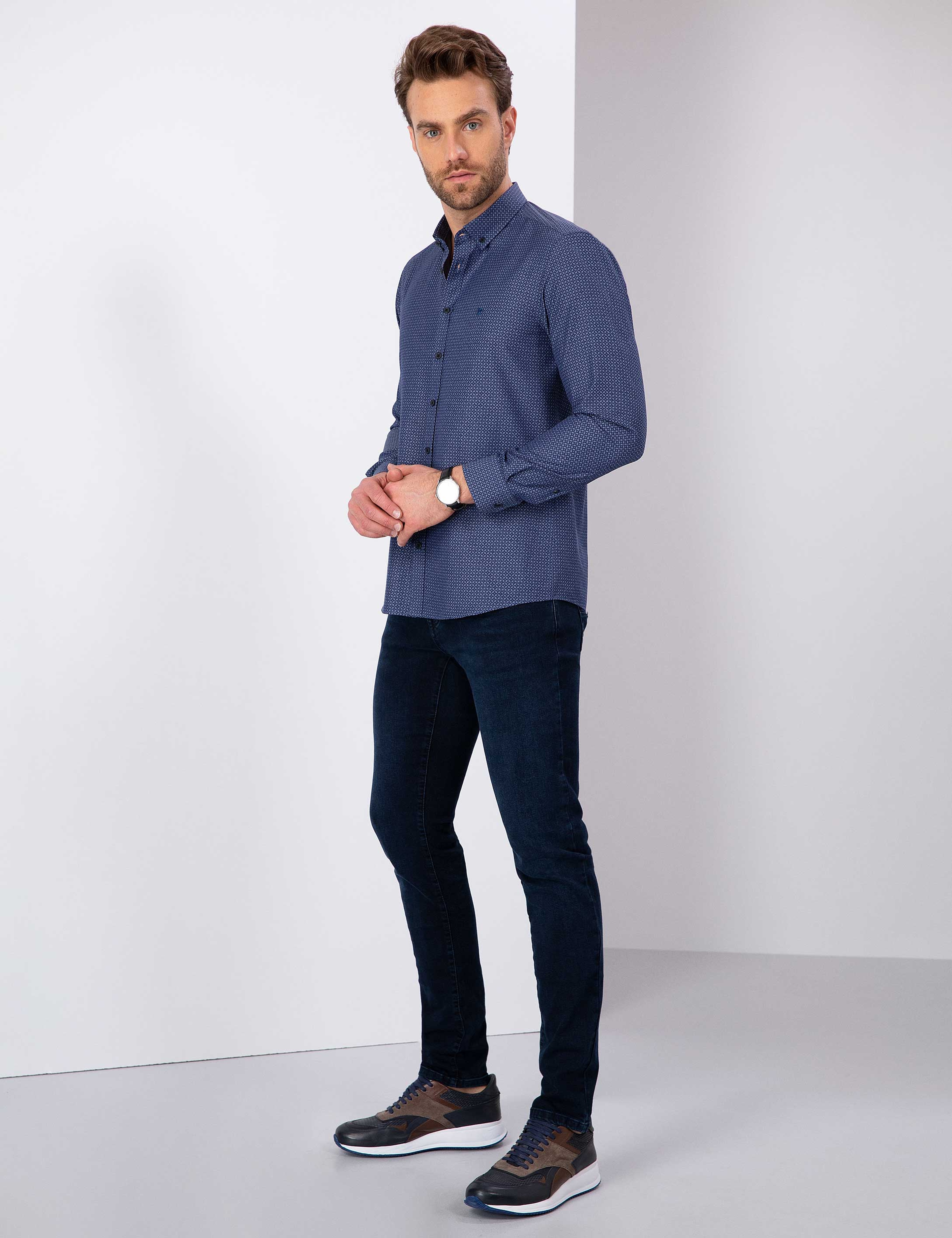 İndigo Slim Fit Denim Pantolon - Image 2