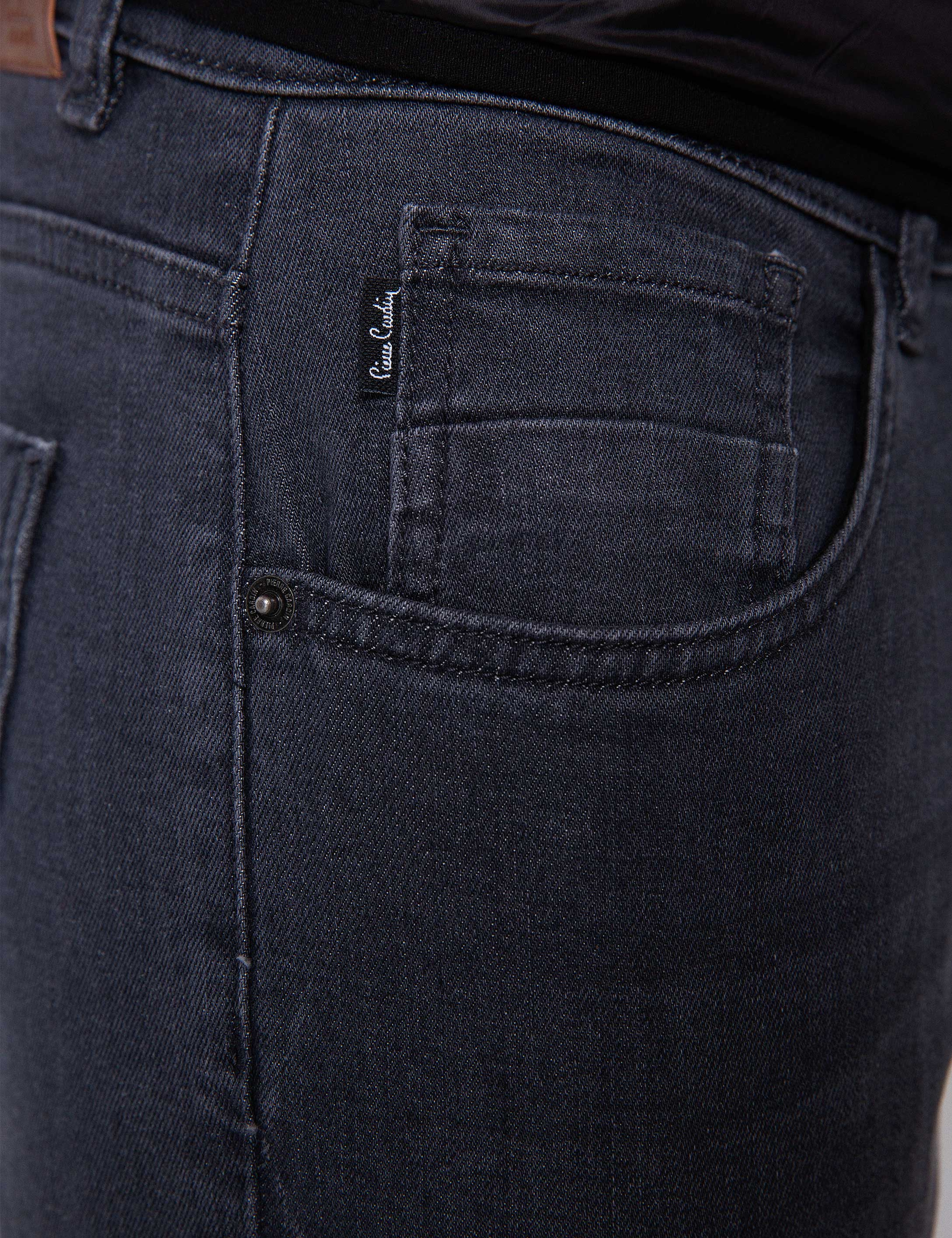 Koyu Gri Regular Fit Denim Pantolon
