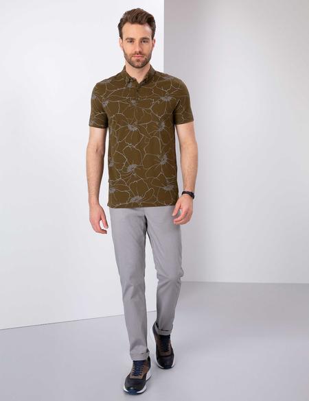 Gri Slim Fit Chino Pantolon - 50202265007