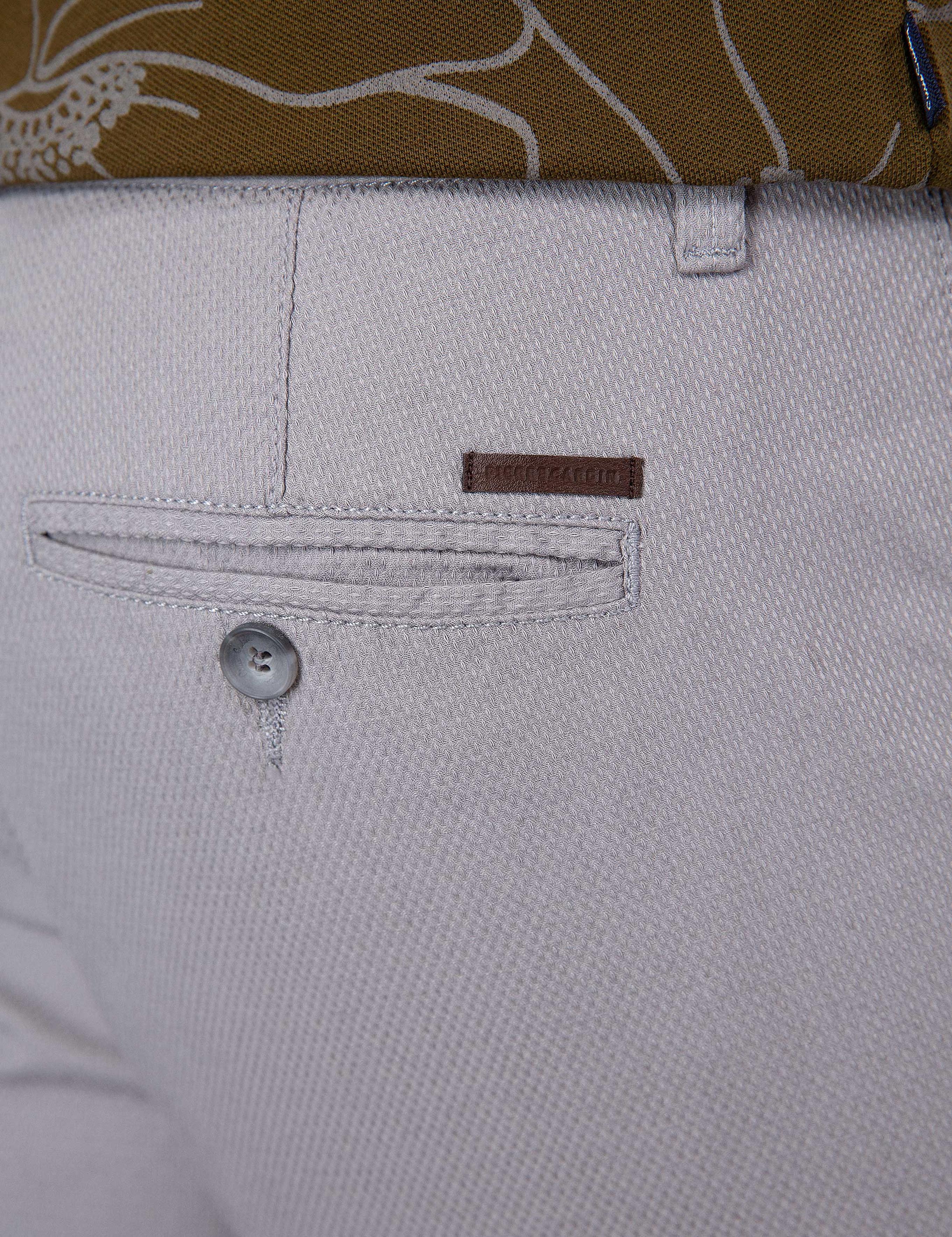 Gri Slim Fit Chino Pantolon