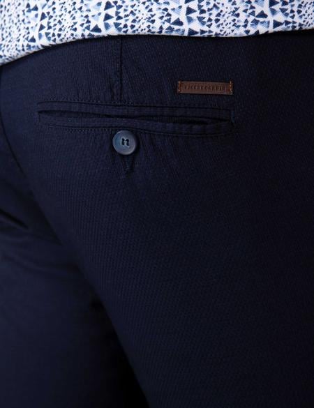 Lacivert Slim Fit Chino Pantolon - 50202265025