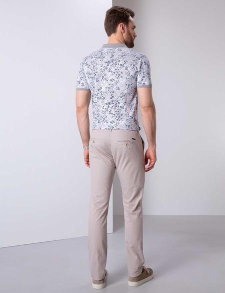 Bej Slim Fit Kanvas Pantolon - 50202265093