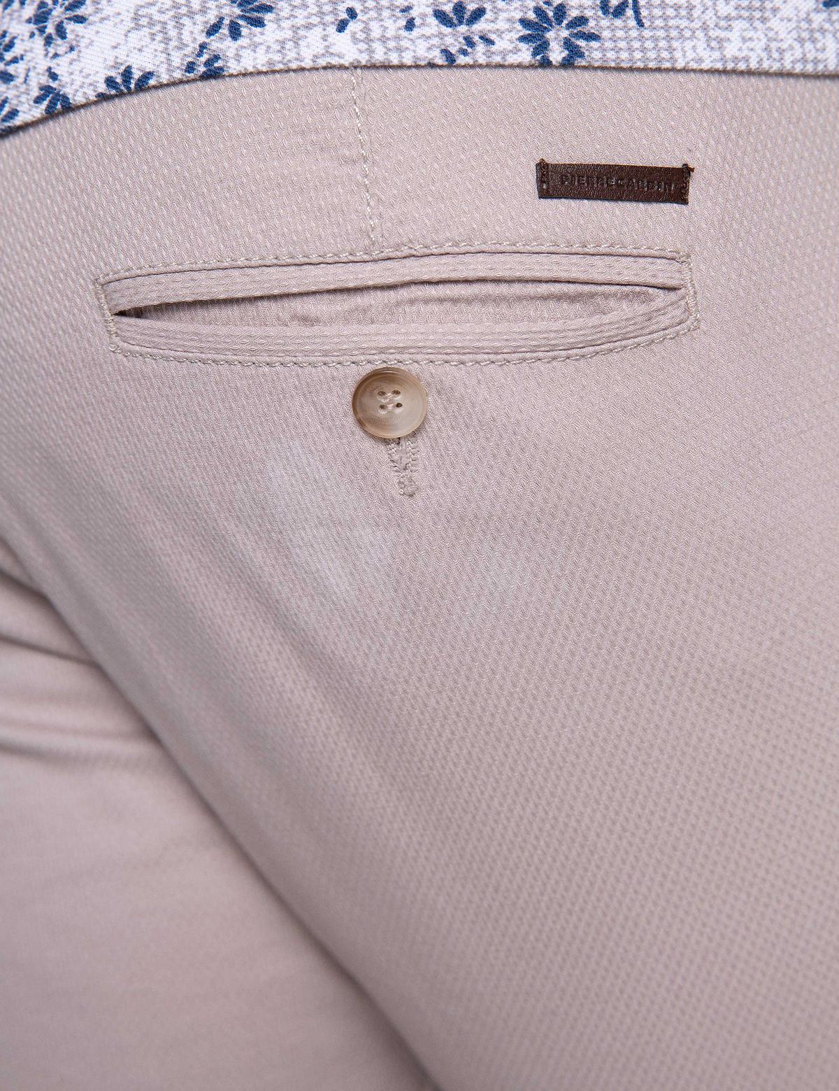 Bej Slim Fit Kanvas Pantolon - 50202265093