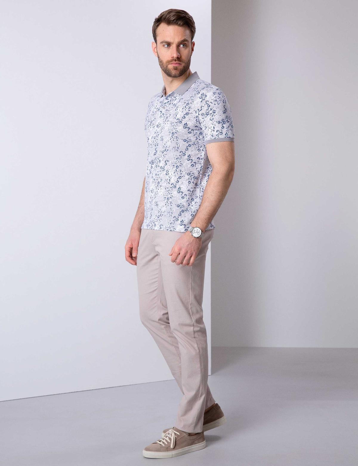 Bej Slim Fit Kanvas Pantolon - 50202265093