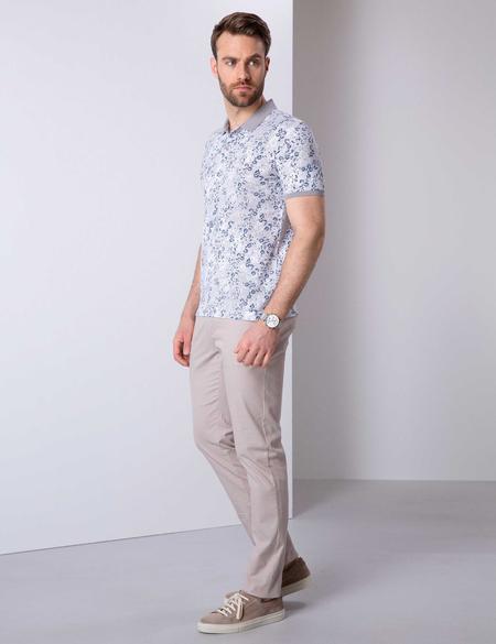 Bej Slim Fit Kanvas Pantolon - 50202265093