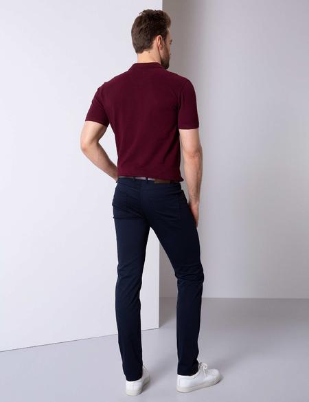 Lacivert Slim Fit Chino Pantolon - 50202363034