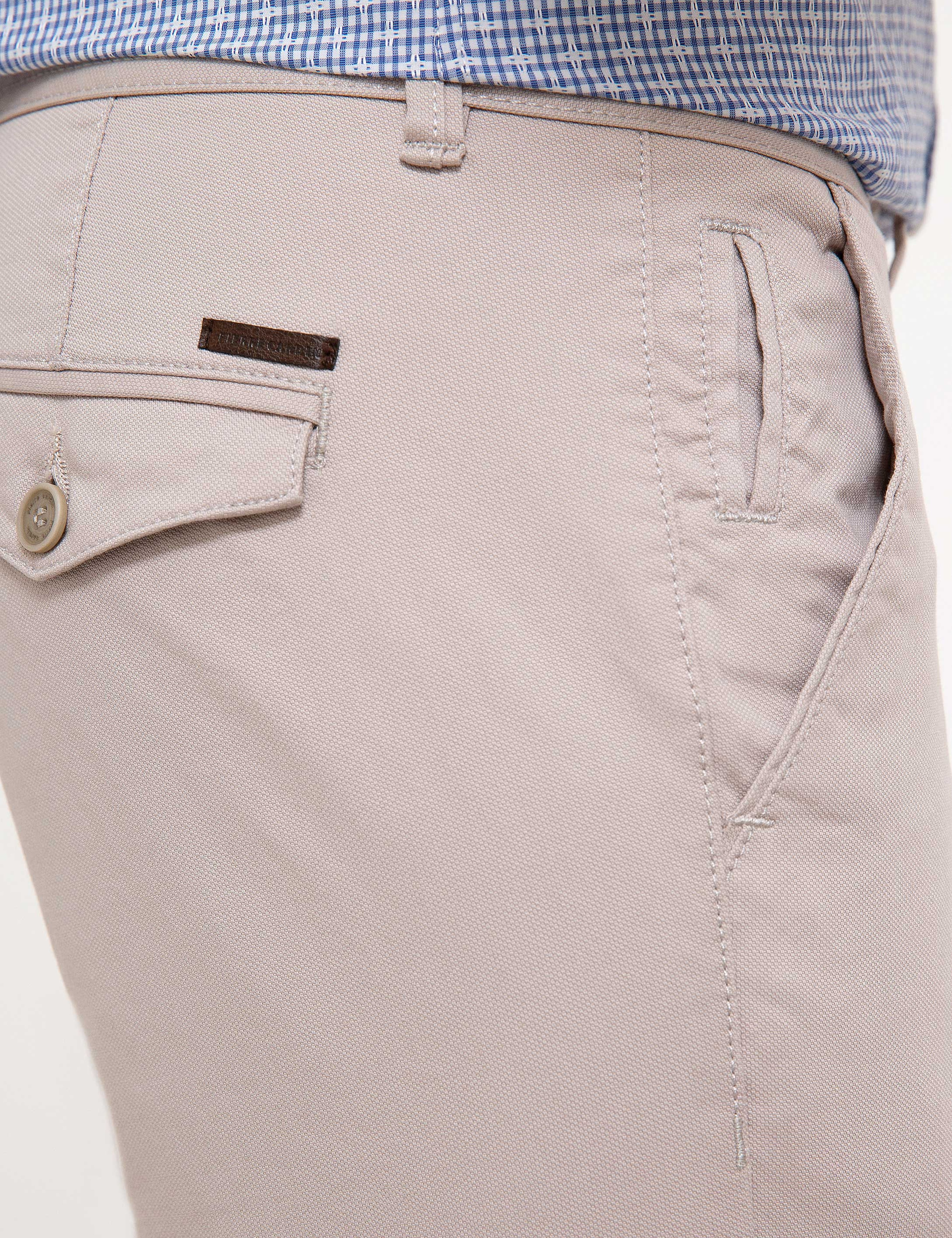 Bej Slim Fit Chino Pantolon - Image 4