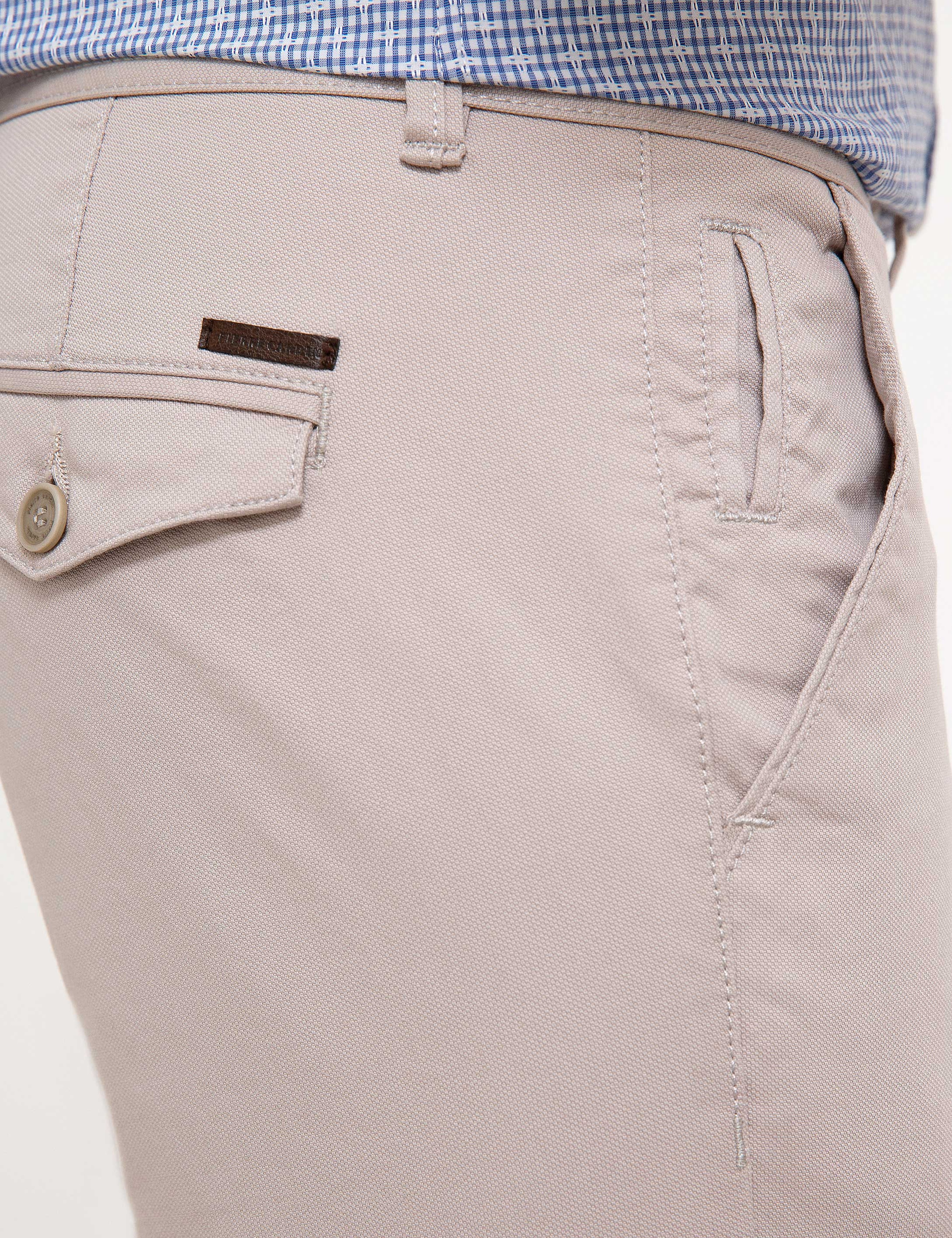 Bej Slim Fit Chino Pantolon