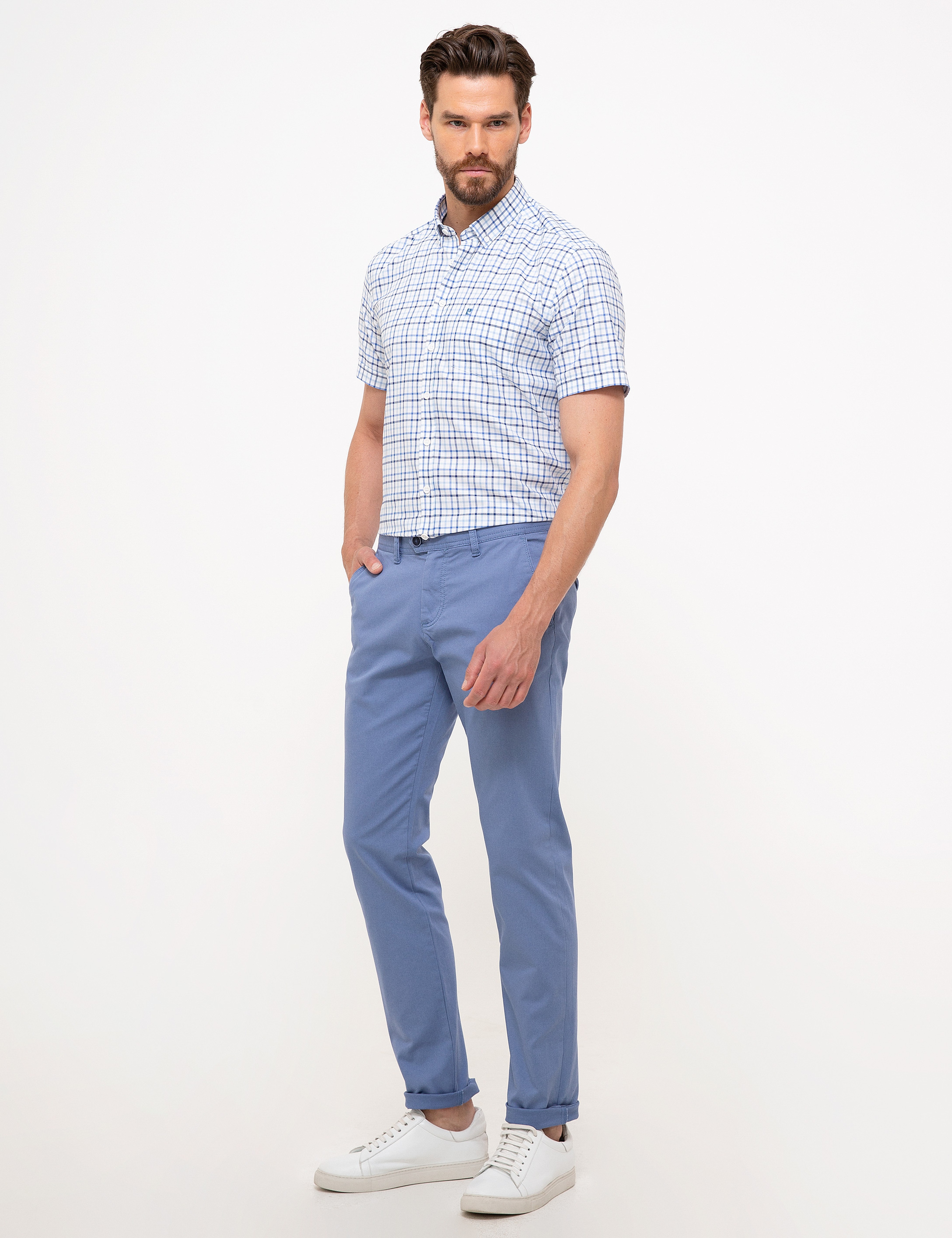 Mavi Slim Fit Kanvas Pantolon