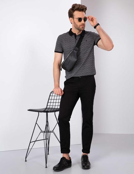 Siyah Slim Fit Chino Pantolon - 50202368059