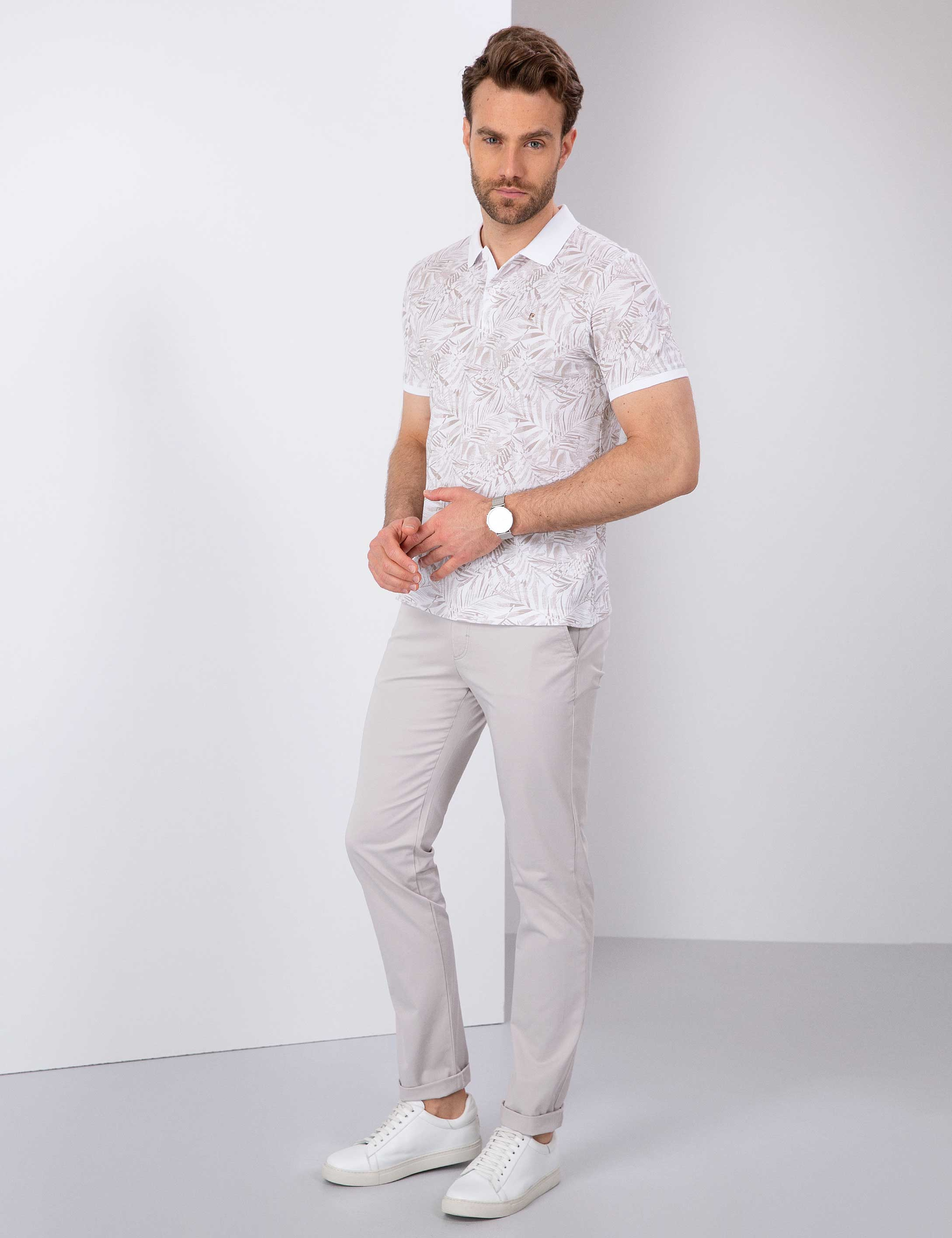 Taş Slim Fit Kanvas Pantolon - Image 2