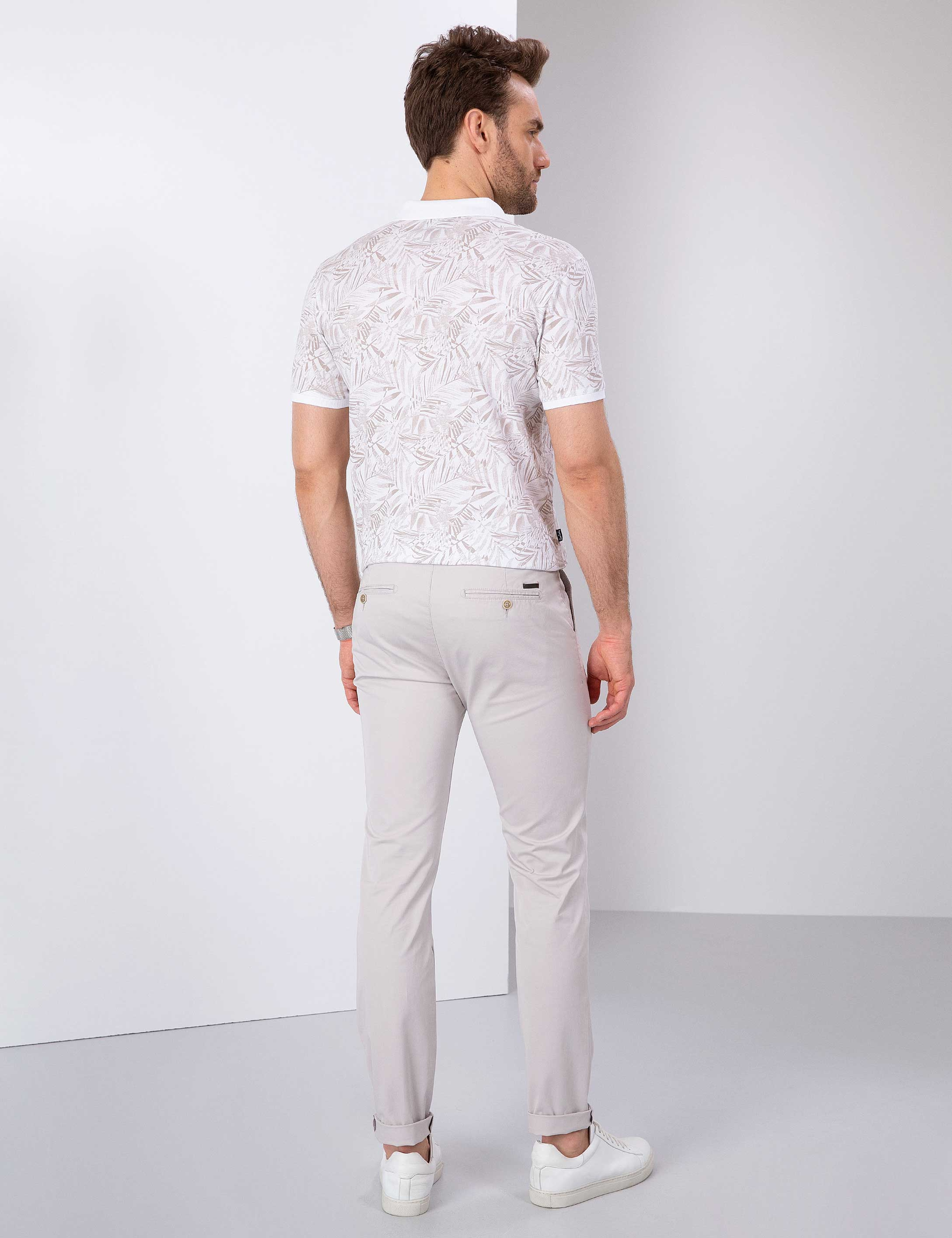 Taş Slim Fit Kanvas Pantolon - Image 3