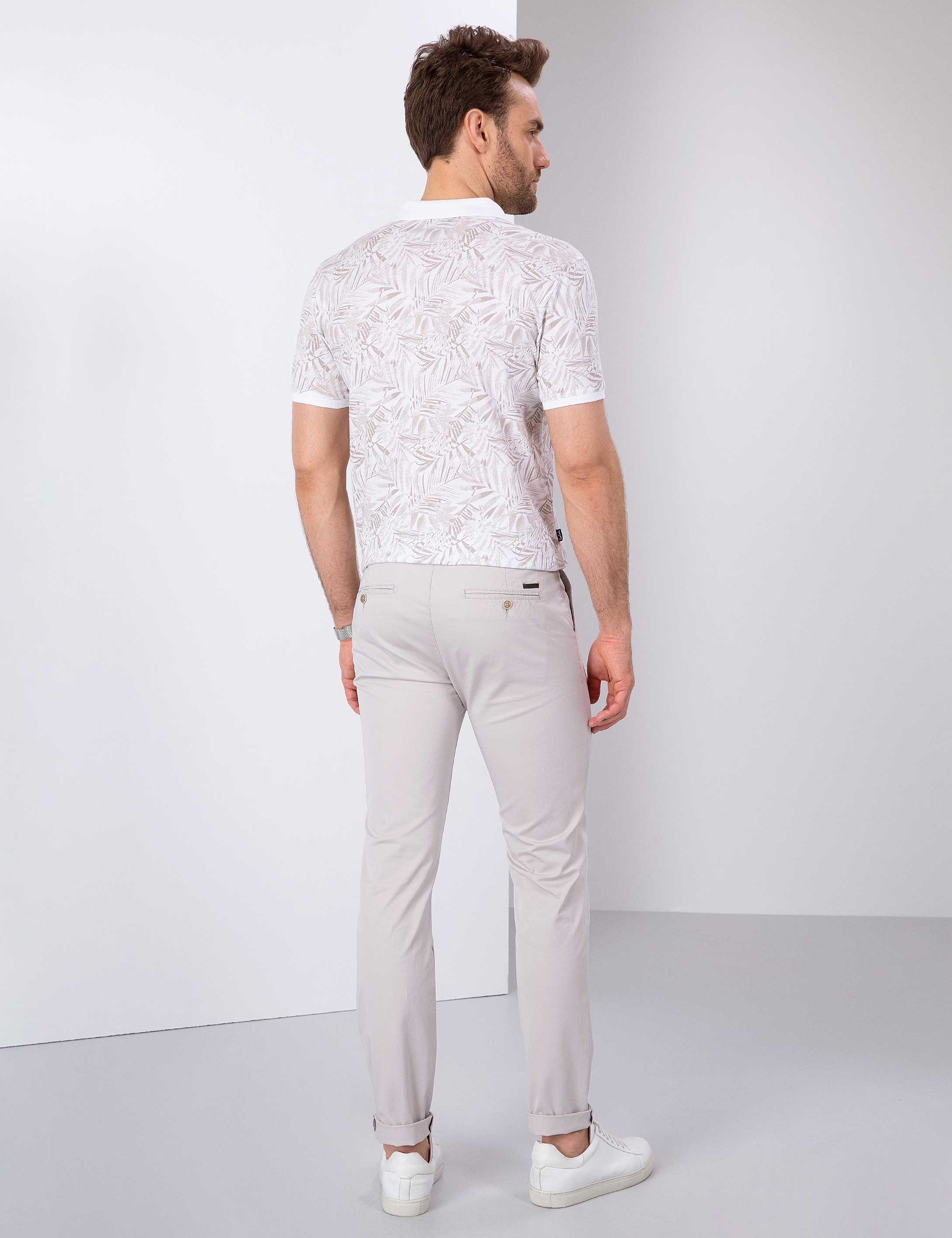 Taş Slim Fit Kanvas Pantolon