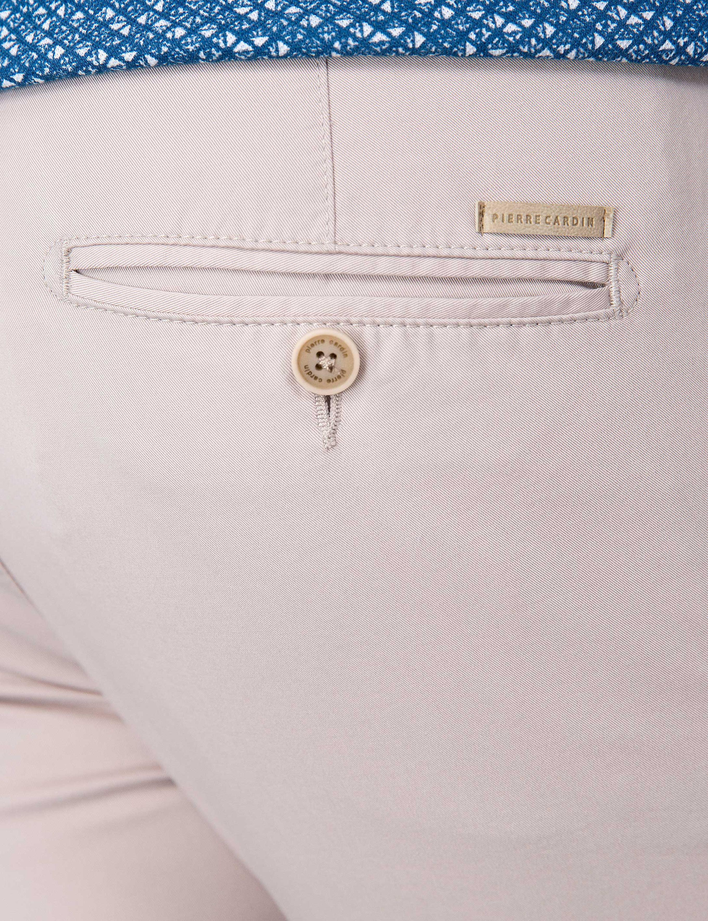 Bej Slim Fit Kanvas Pantolon