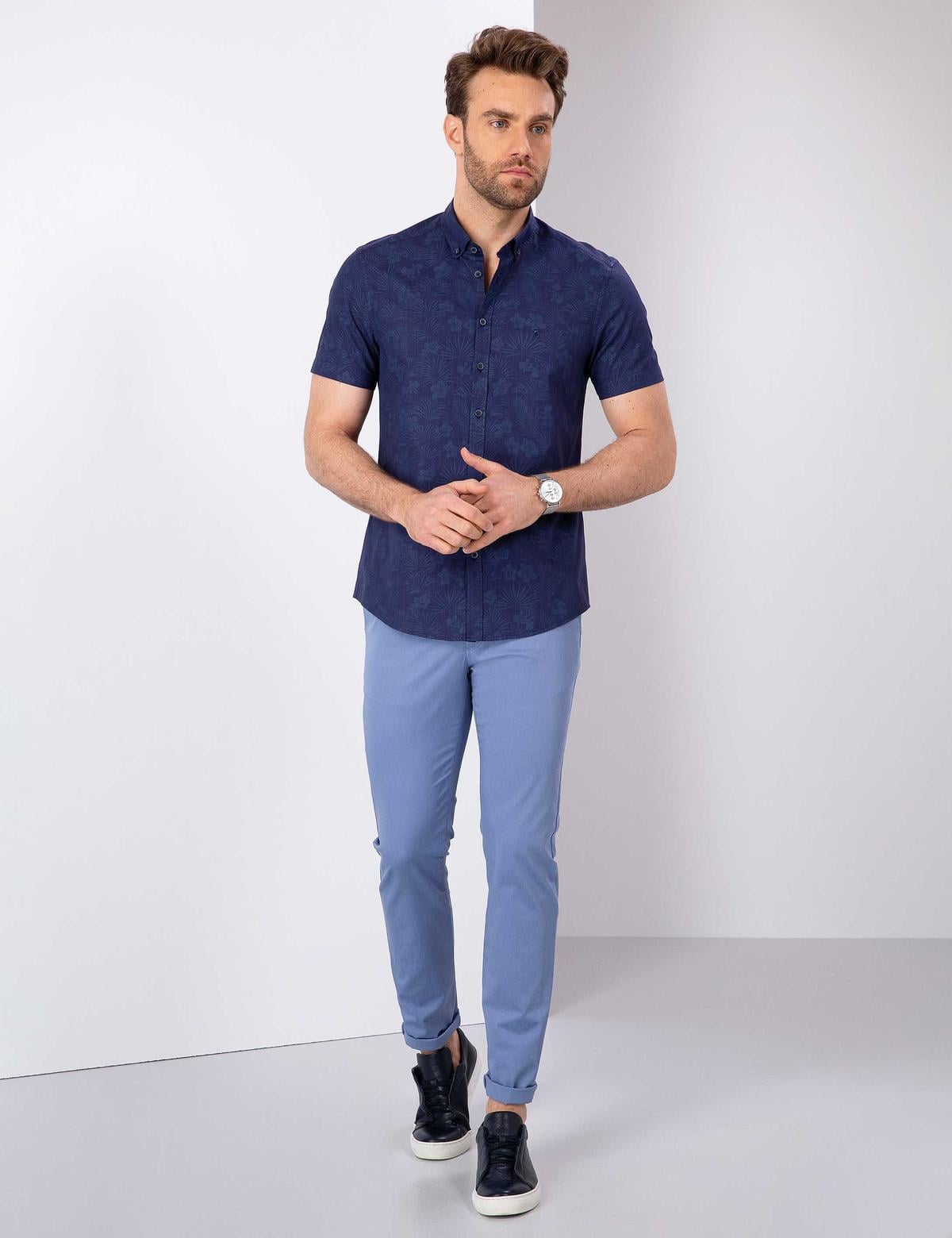 Mavi Slim Fit Kanvas Pantolon