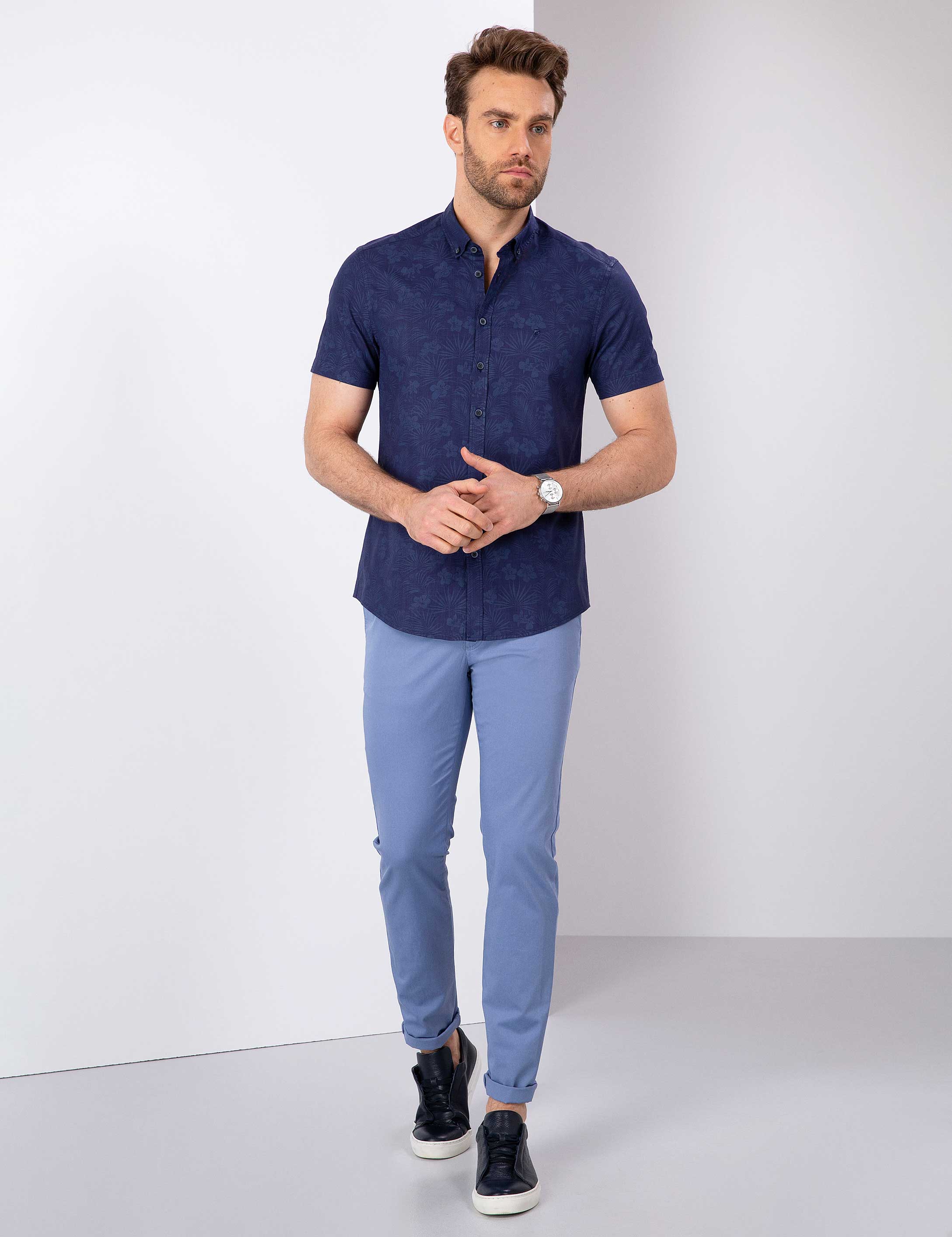 Mavi Slim Fit Kanvas Pantolon
