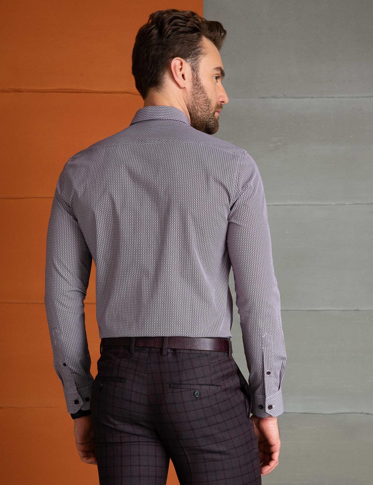Bordo Slim Fit Gömlek - 50202425010