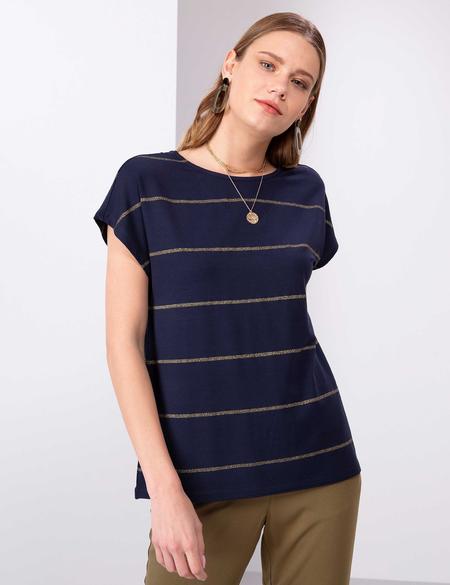Lacivert Tişört - 50202437026