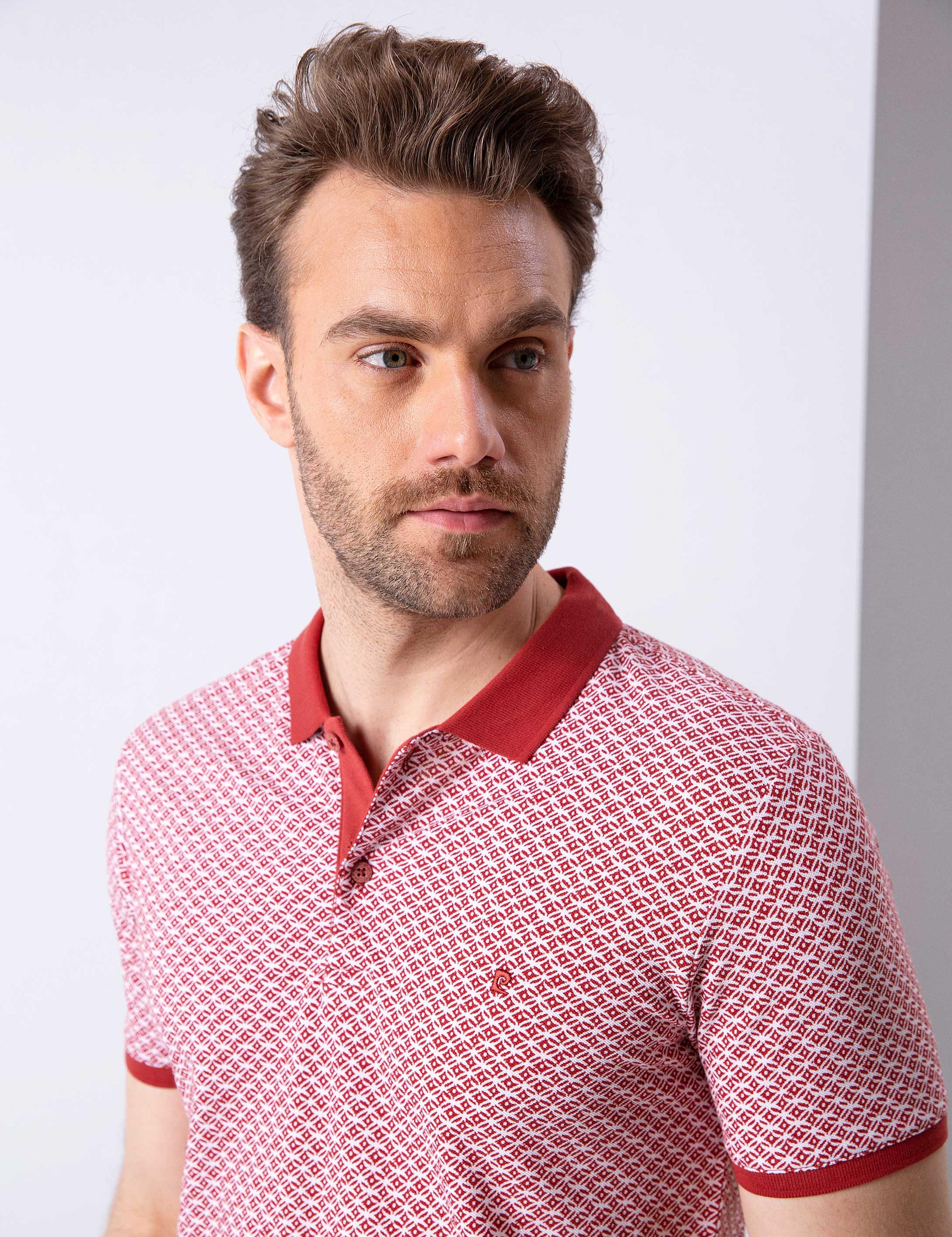 Kiremit Slim Fit Polo Yaka T-Shirt